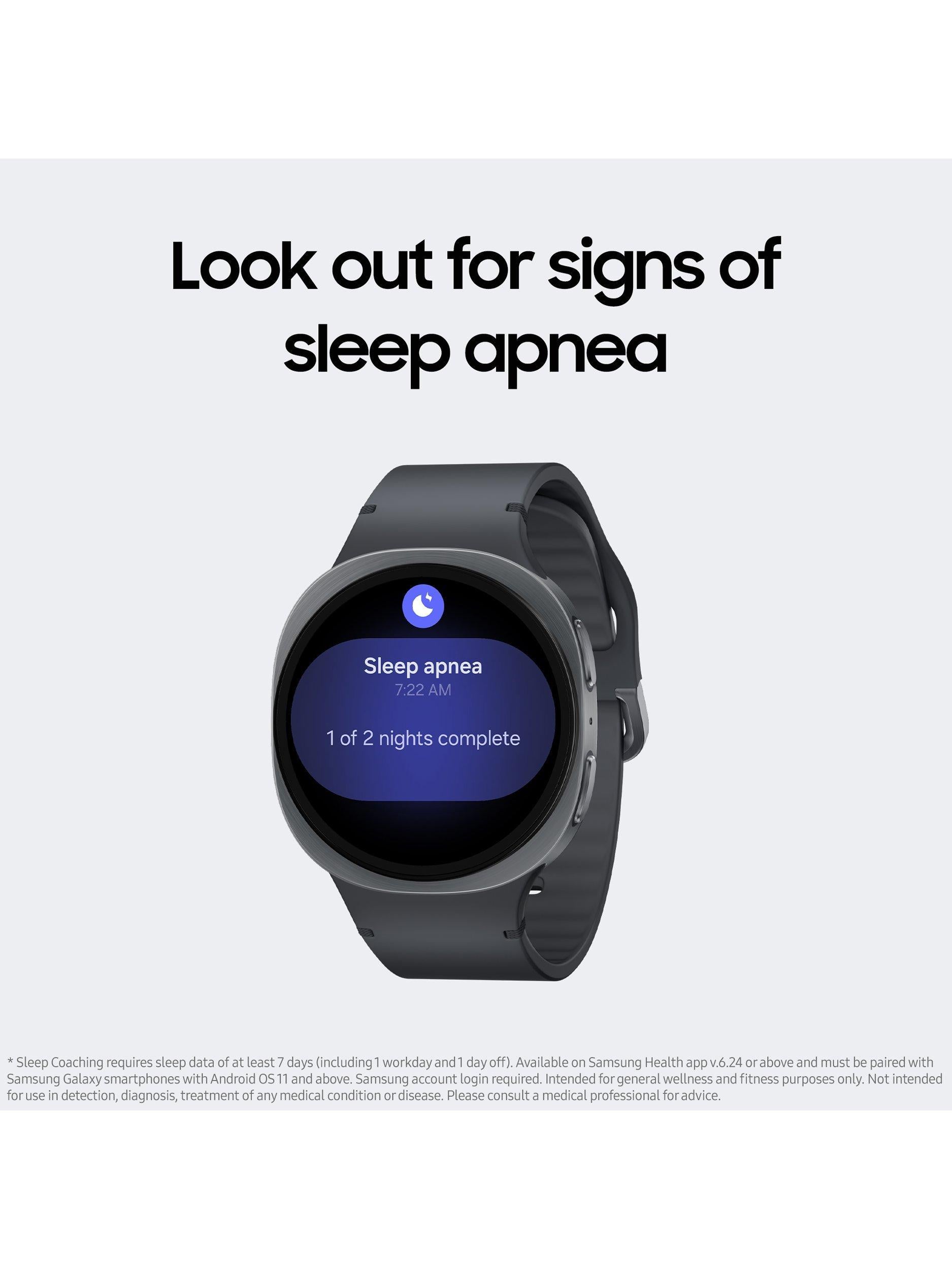 Galaxy Watch8, Bluetooth, Galaxy AI, Aluminium with Silicone Strap, Silver, 44mm