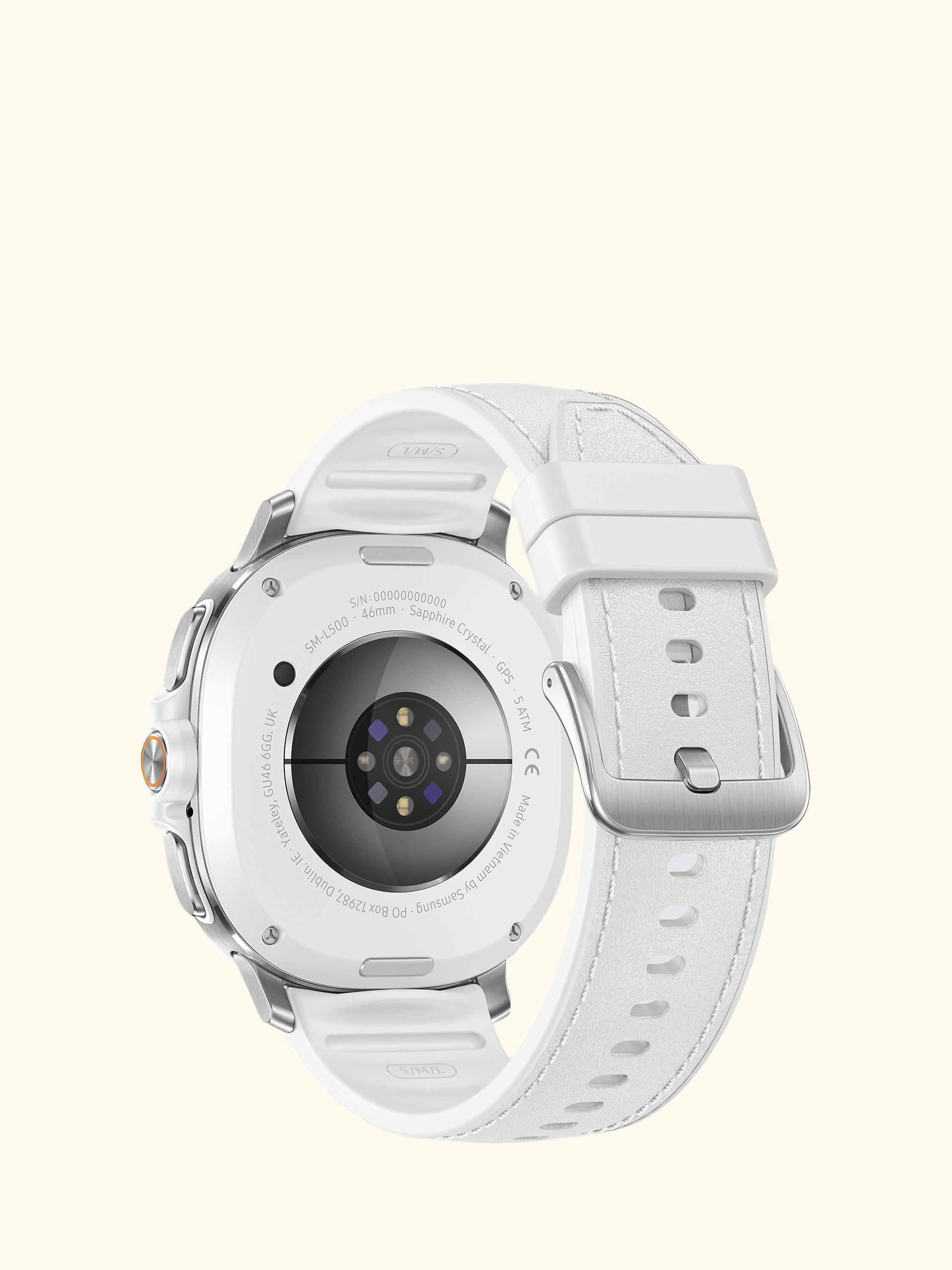 Galaxy Watch8 Classic, Bluetooth, 46mm, Galaxy AI, Stainless Steel with Hybrid Strap