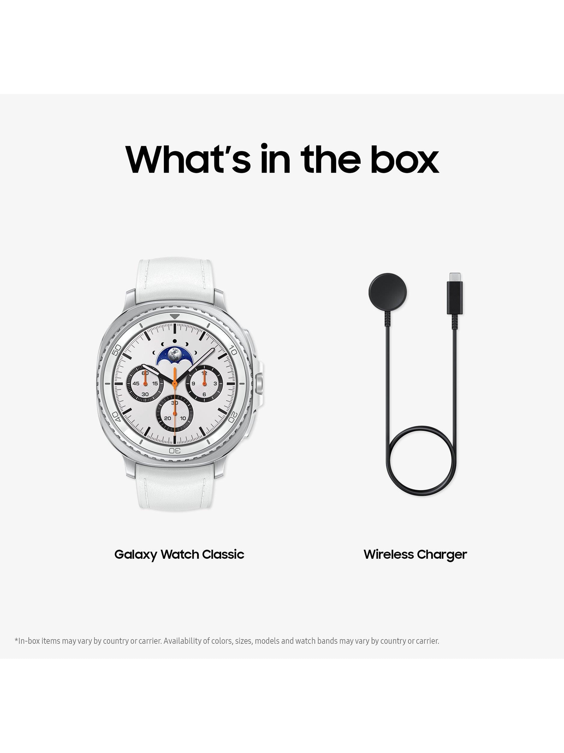 Galaxy Watch8 Classic, Bluetooth, 46mm, Galaxy AI, Stainless Steel with Hybrid Strap
