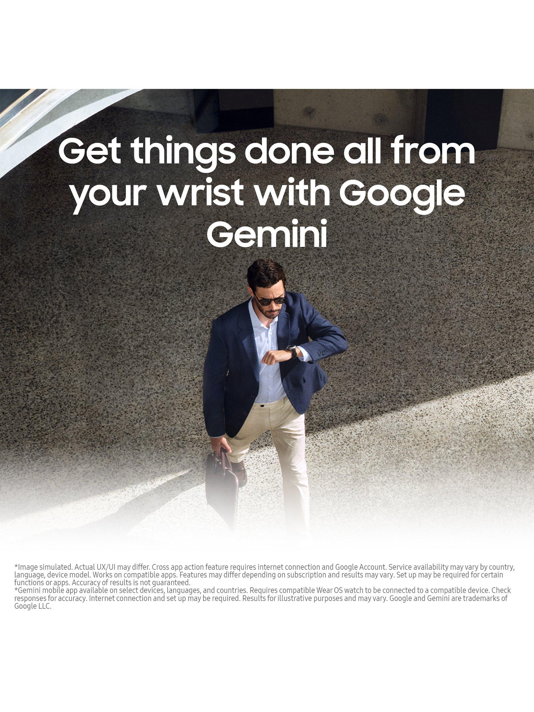 Galaxy Watch8 Classic, Bluetooth, 46mm, Galaxy AI, Stainless Steel with Hybrid Strap