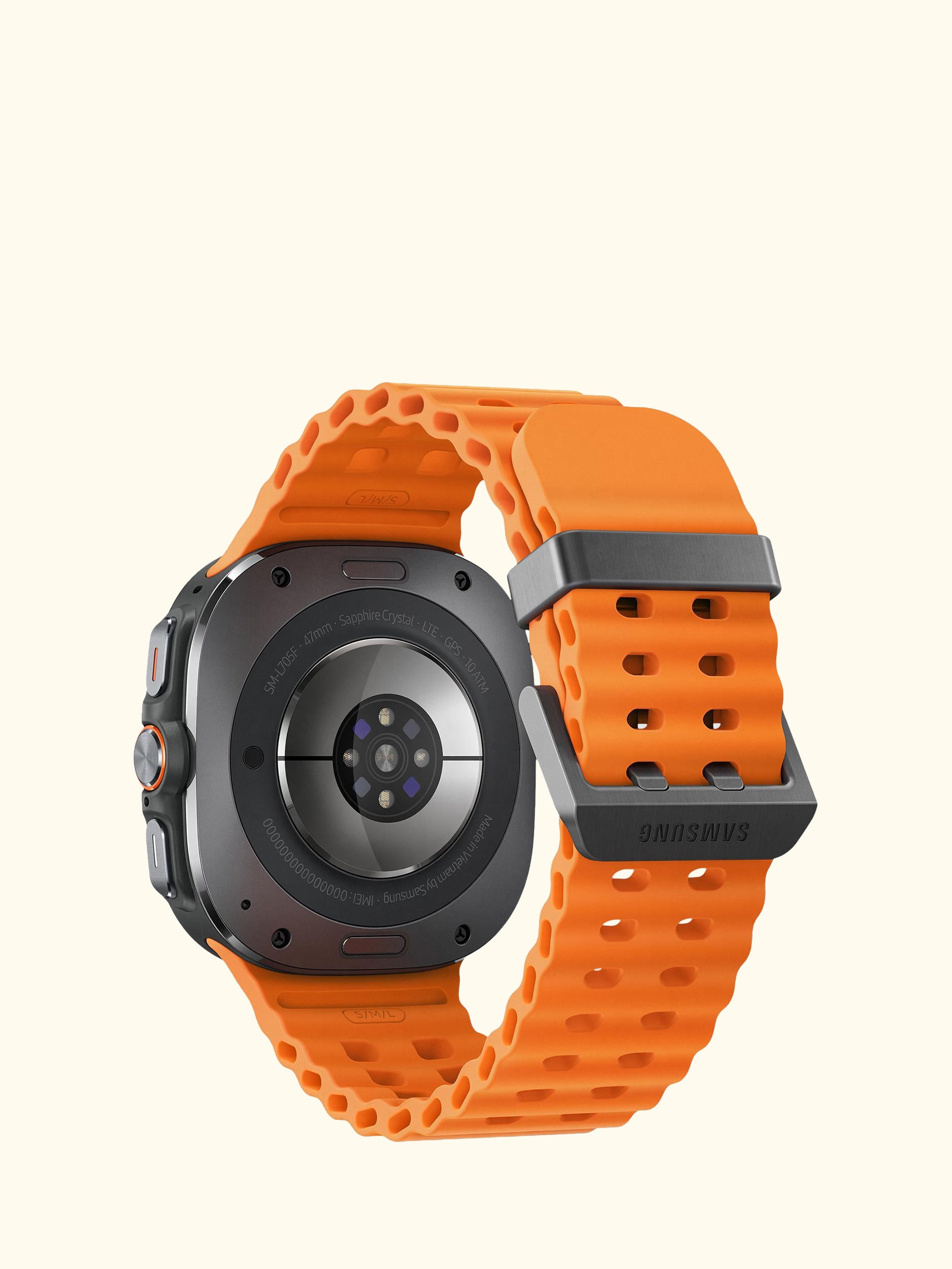 Galaxy Watch Ultra (2025), Bluetooth & 4G Cellular, 47mm, Galaxy AI, Titanium with Silicone Strap