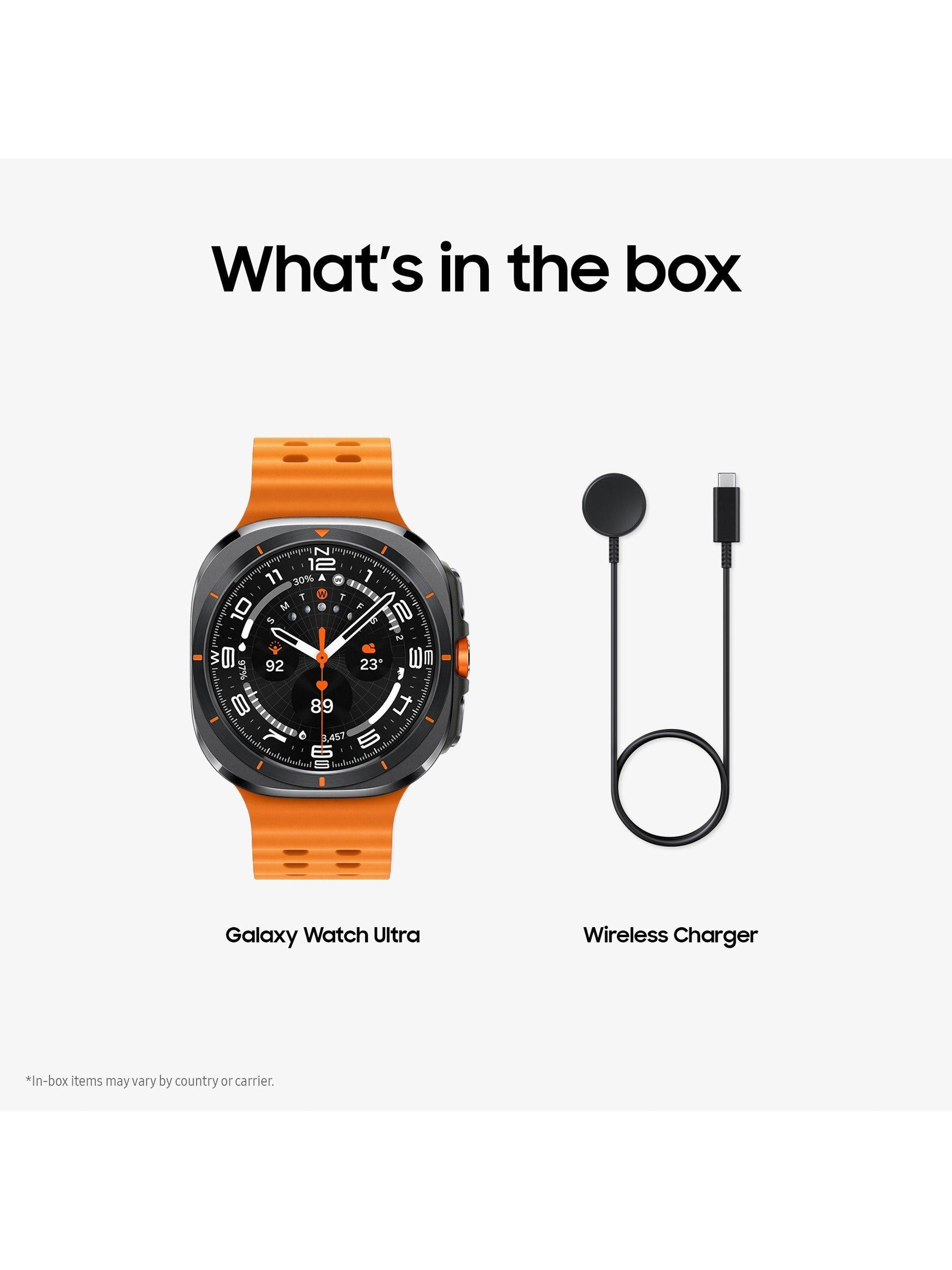 Galaxy Watch Ultra (2025), Bluetooth & 4G Cellular, 47mm, Galaxy AI, Titanium with Silicone Strap