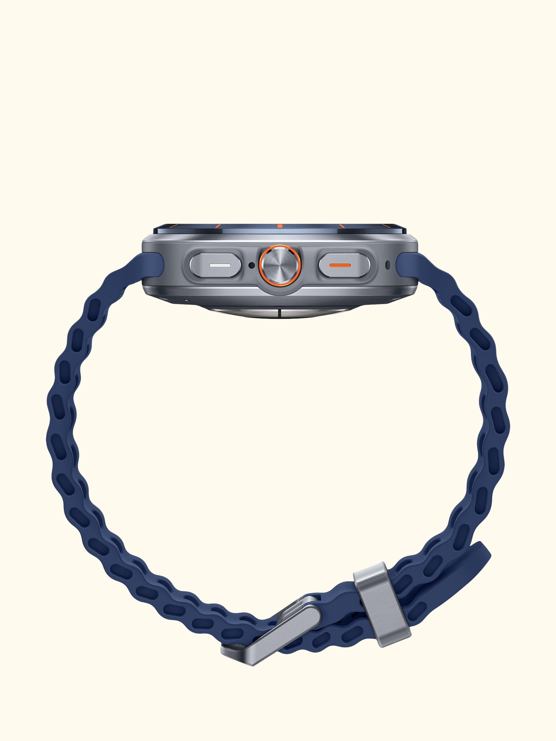 Galaxy Watch Ultra (2025), Bluetooth & 4G Cellular, 47mm, Galaxy AI, Titanium with Silicone Strap
