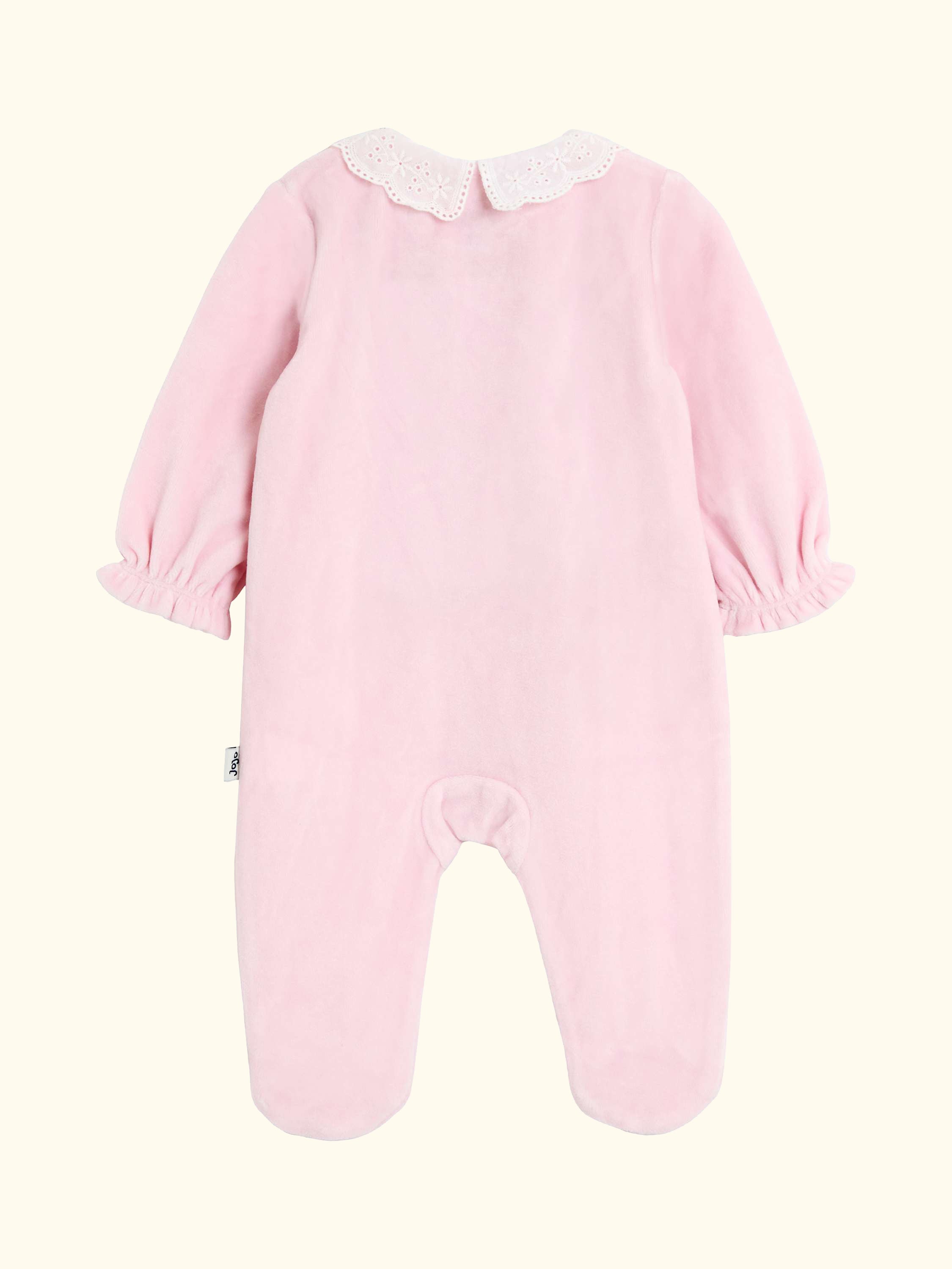 Baby Bunny All-In-One Sleepsuit, Pale Pink, Newborn
