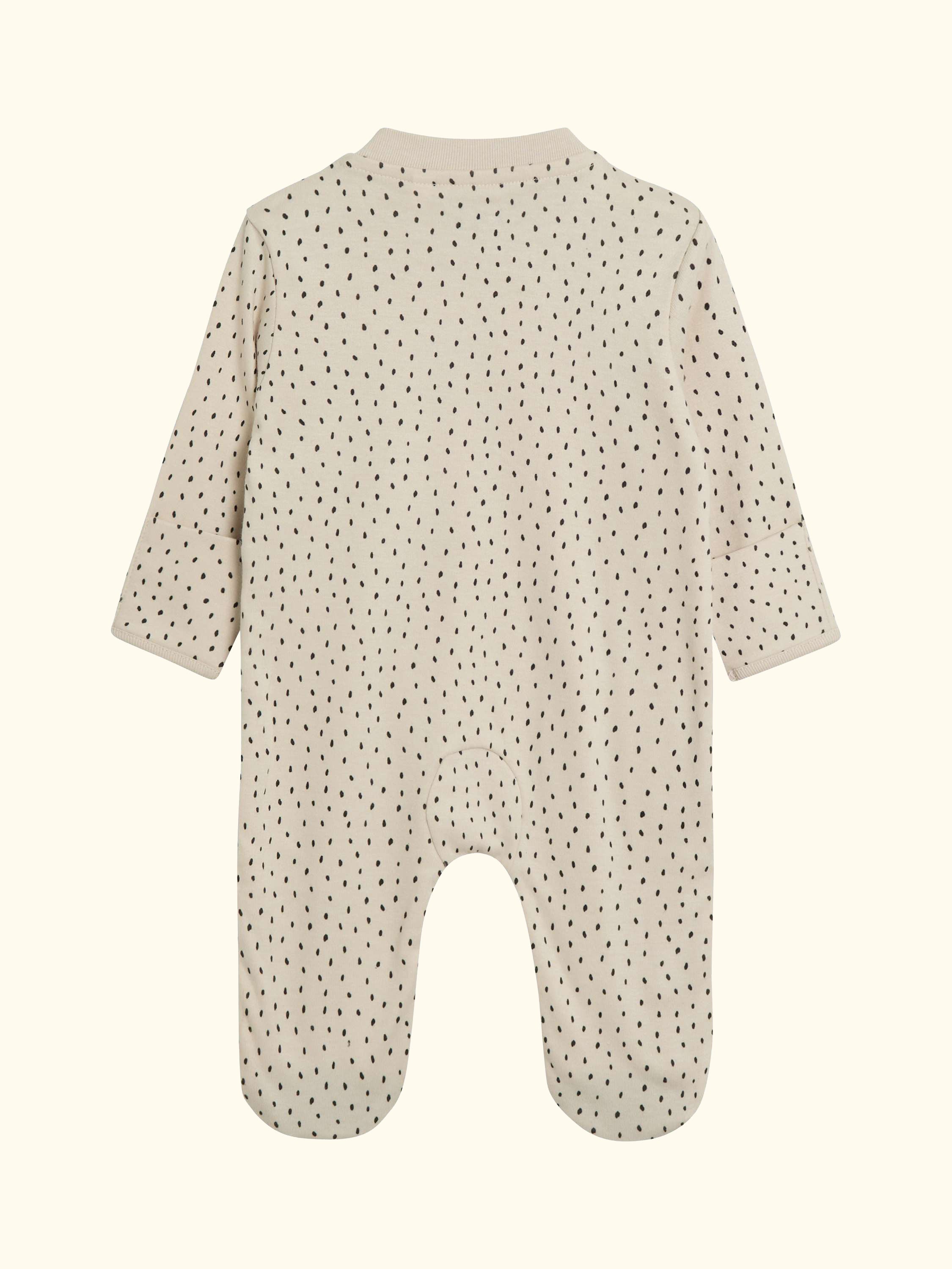 Baby Cotton Koala Zip Sleepsuit, White