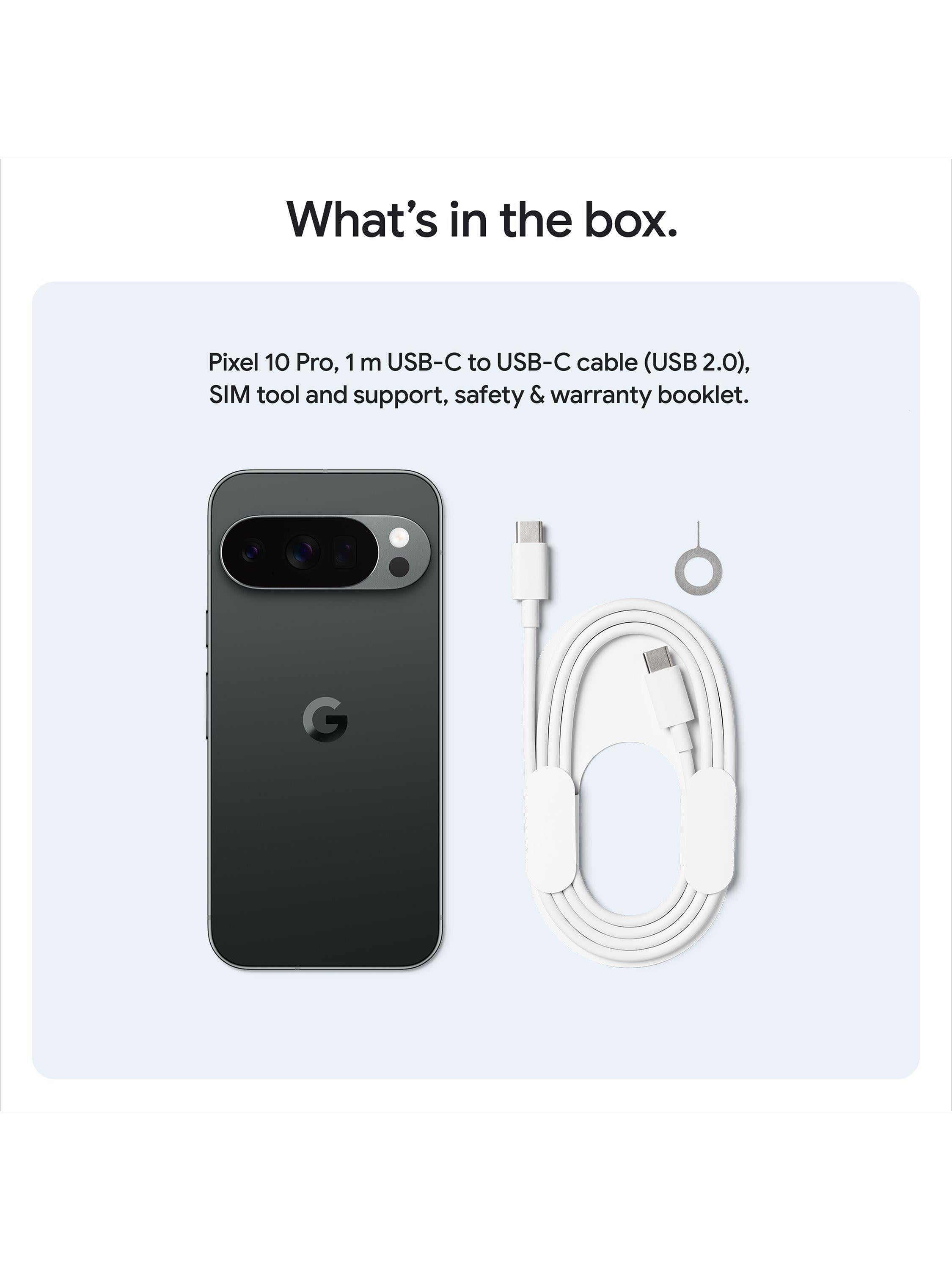 Pixel 10 Pro Smartphone, Android, 6.3”, 5G, SIM Free, Porcelain, 512GB