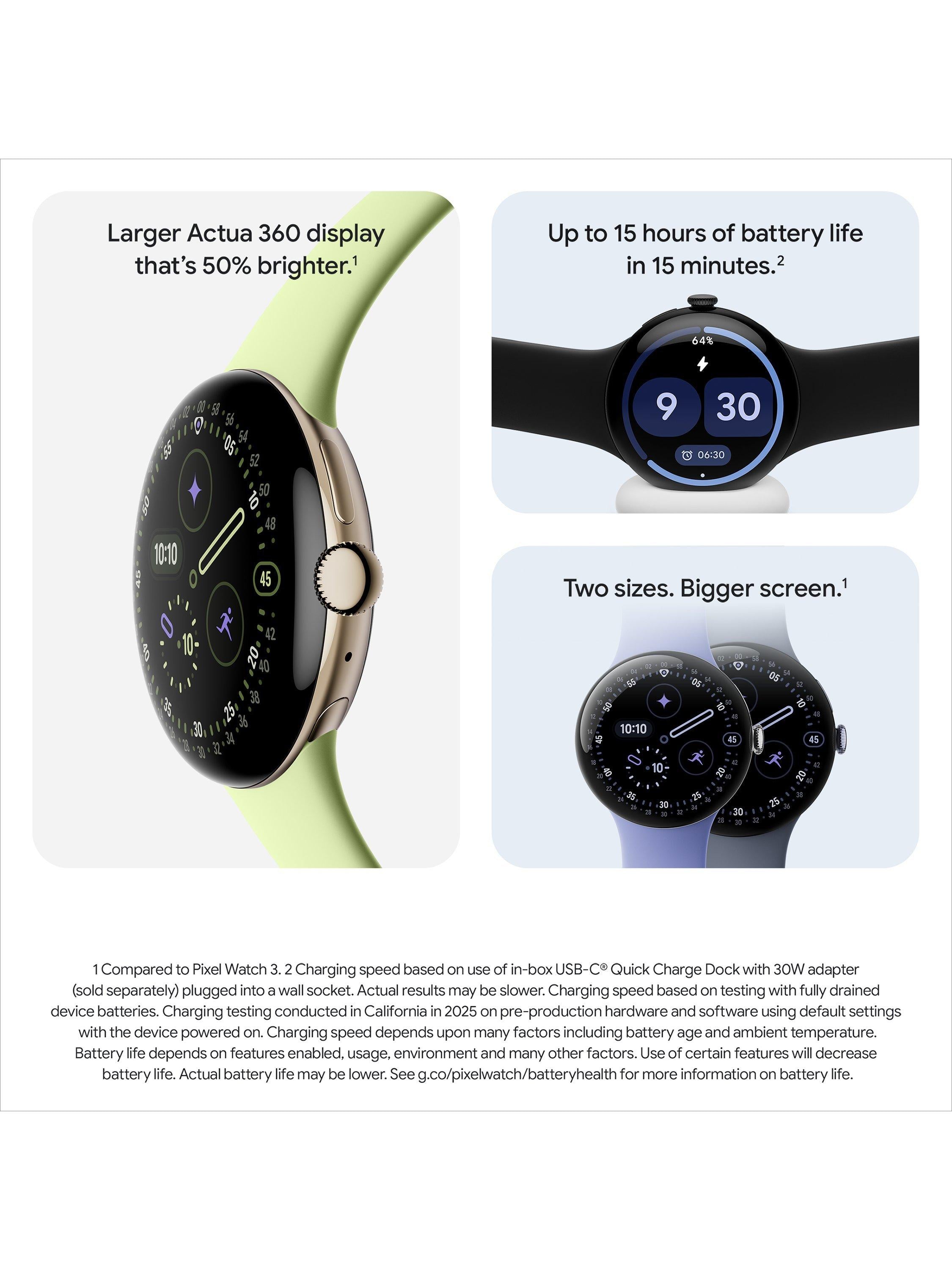 Pixel Watch 4 GPS, Lemongrass, 41mm