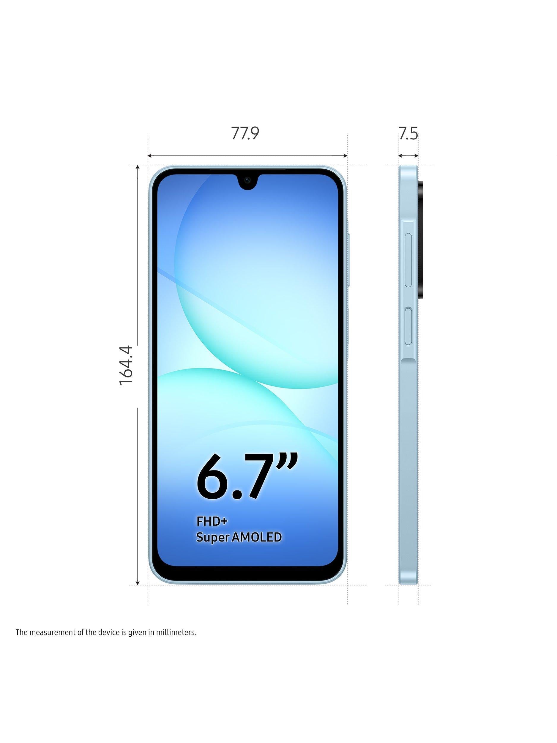 Galaxy A17 Smartphone, Android, 6.7”, 4GB RAM, SIM Free, 128GB