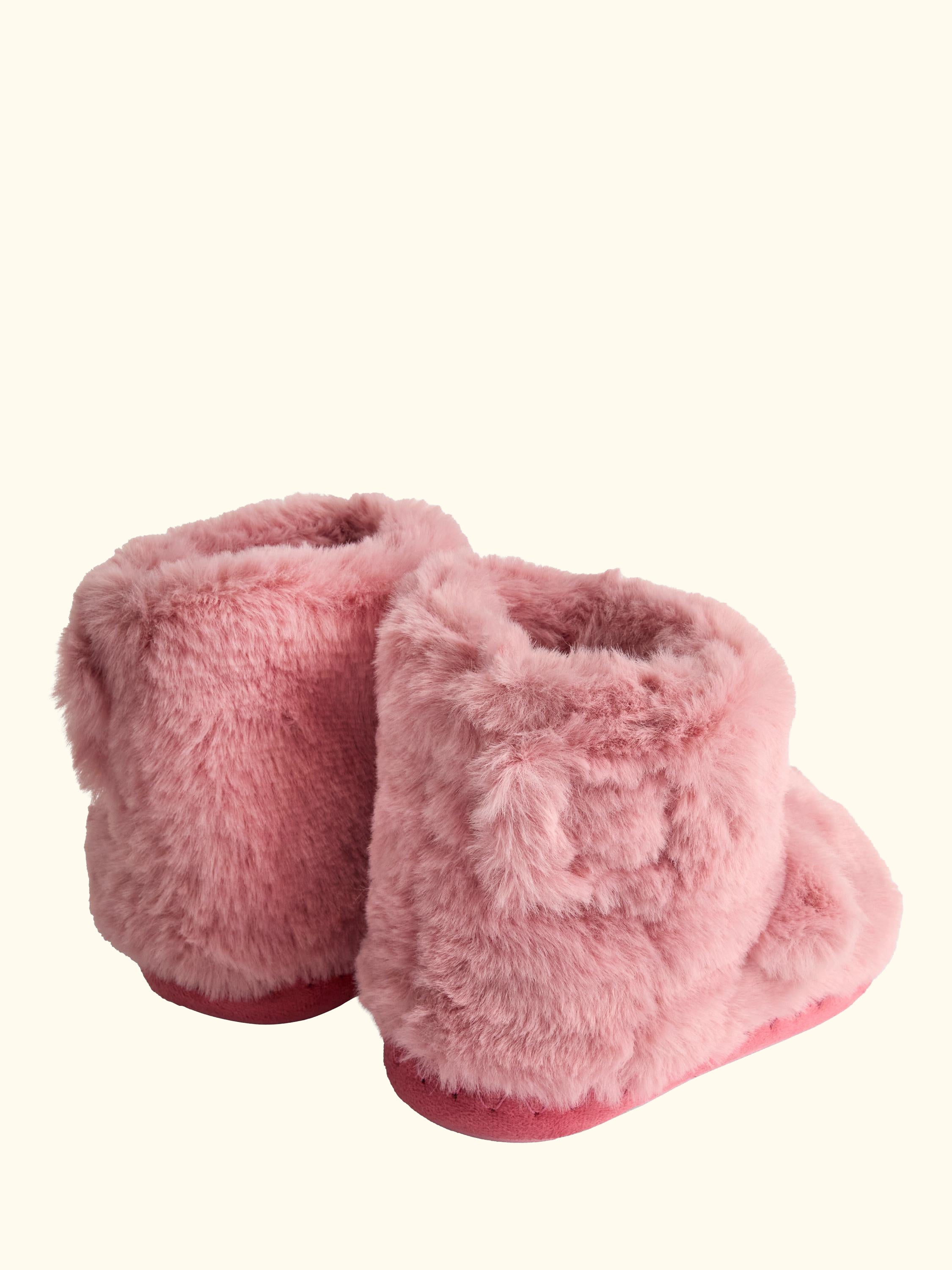 Kids' Unicorn Plush Boots, Pink