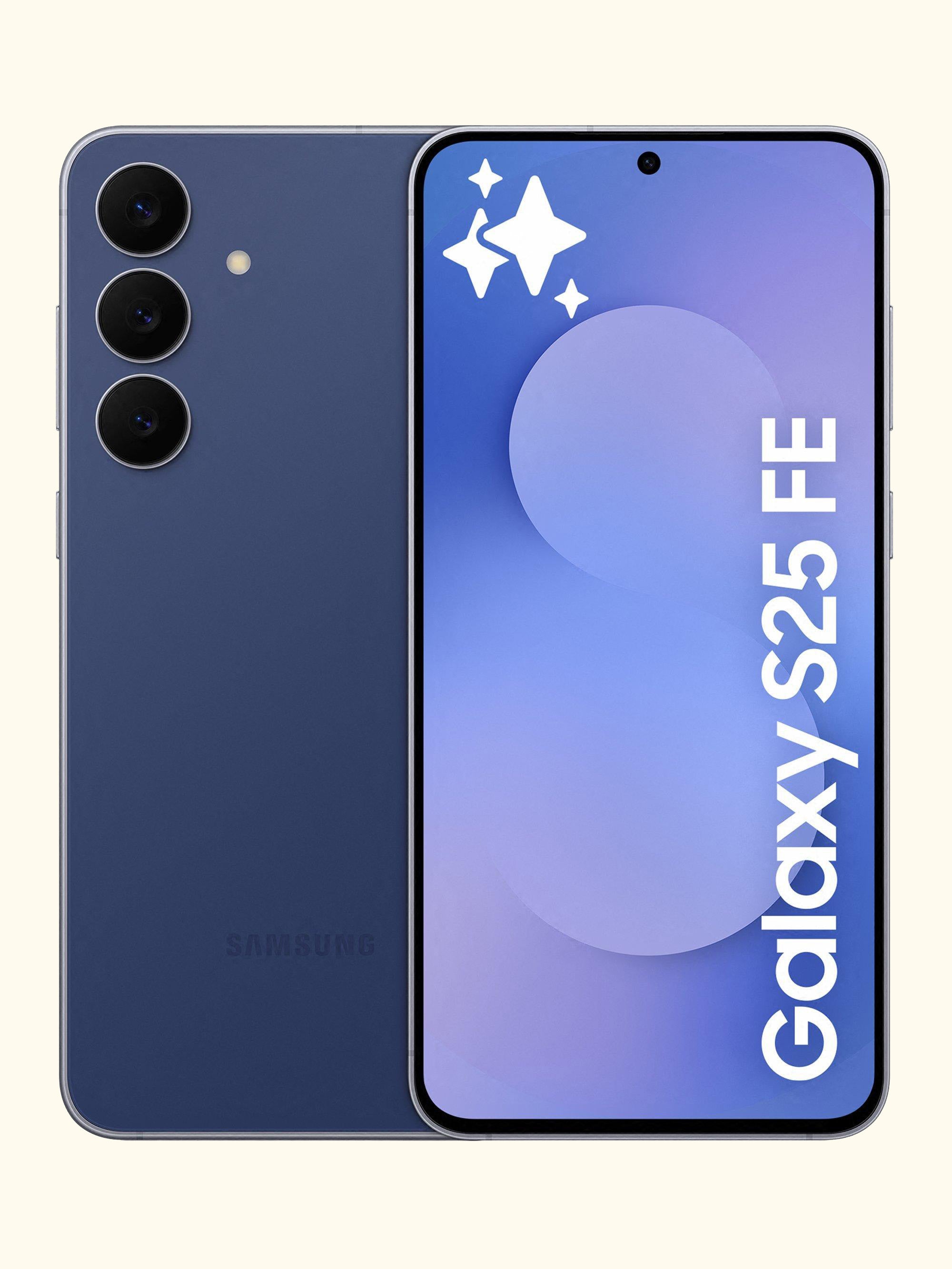 Galaxy S25 FE Smartphone, 8GB RAM, 6.7", Galaxy AI, 5G, SIM Free, Jetblack, 128GB