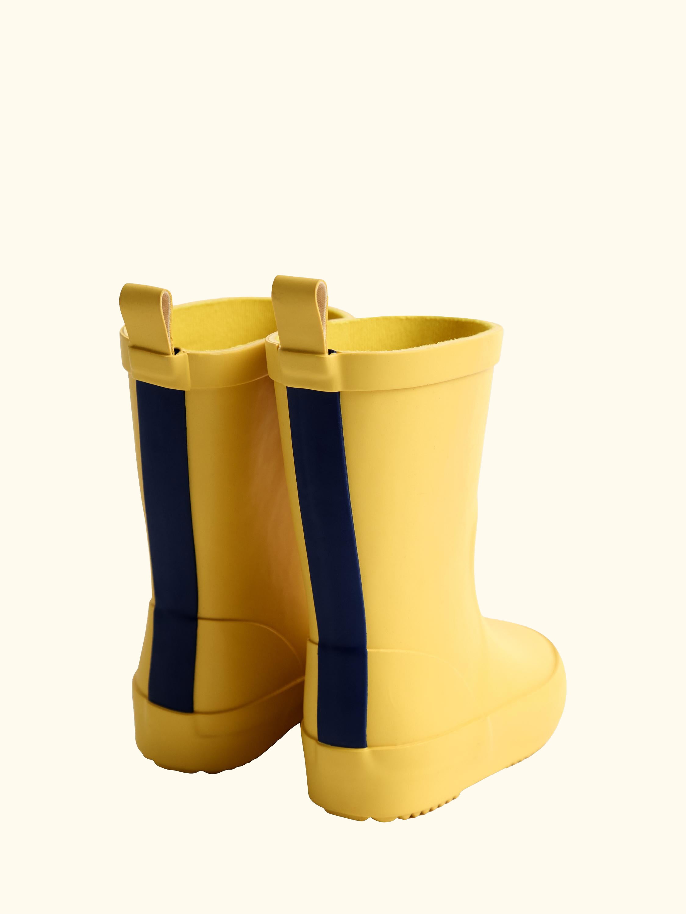 Kids' Plain Wellington Boots, Navy
