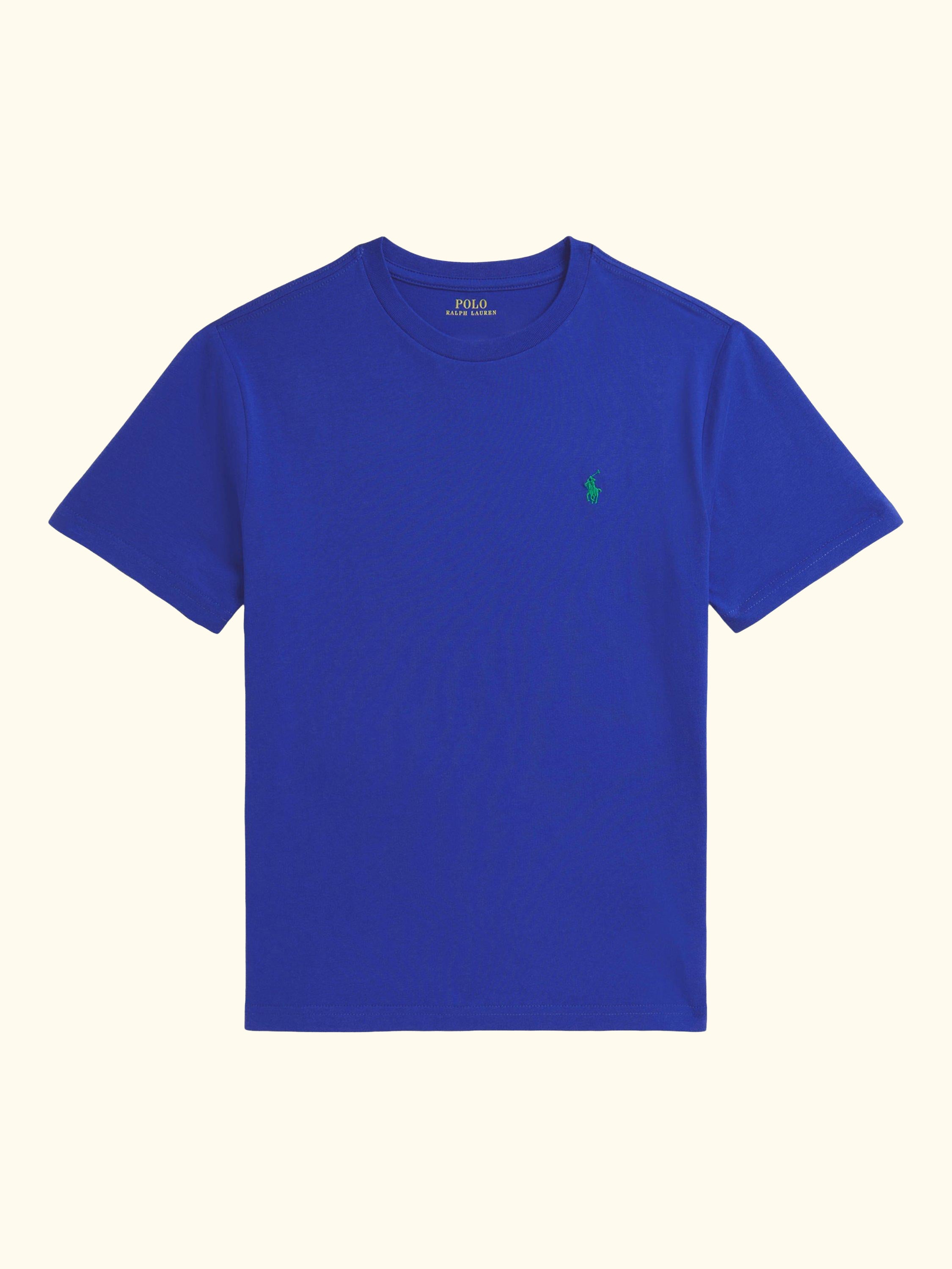Kids' Cotton Crew Neck T-Shirt, New Sapphire