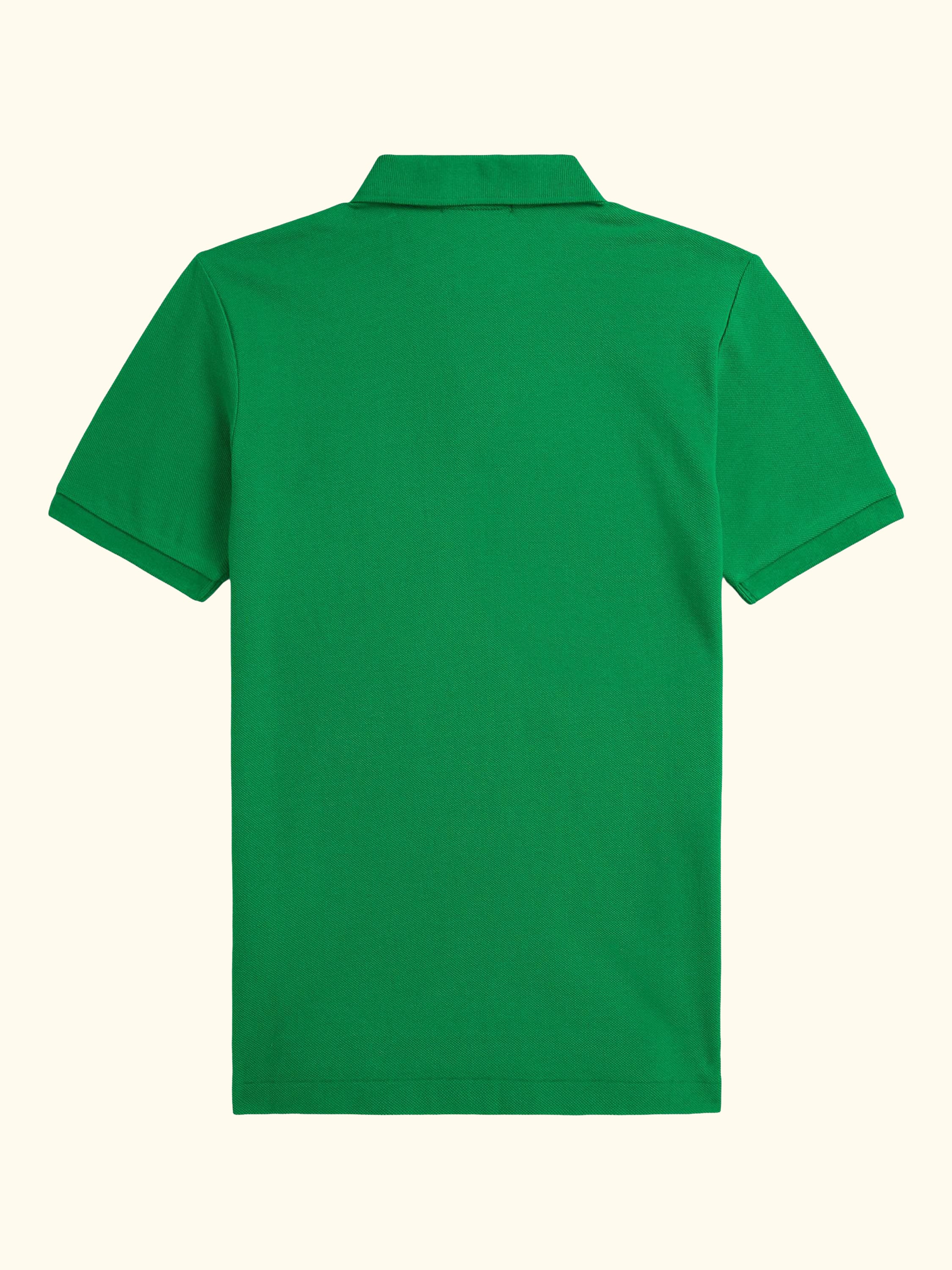 Kids' Cotton Logo Short Sleeve Polo Shirt, Cruise Green