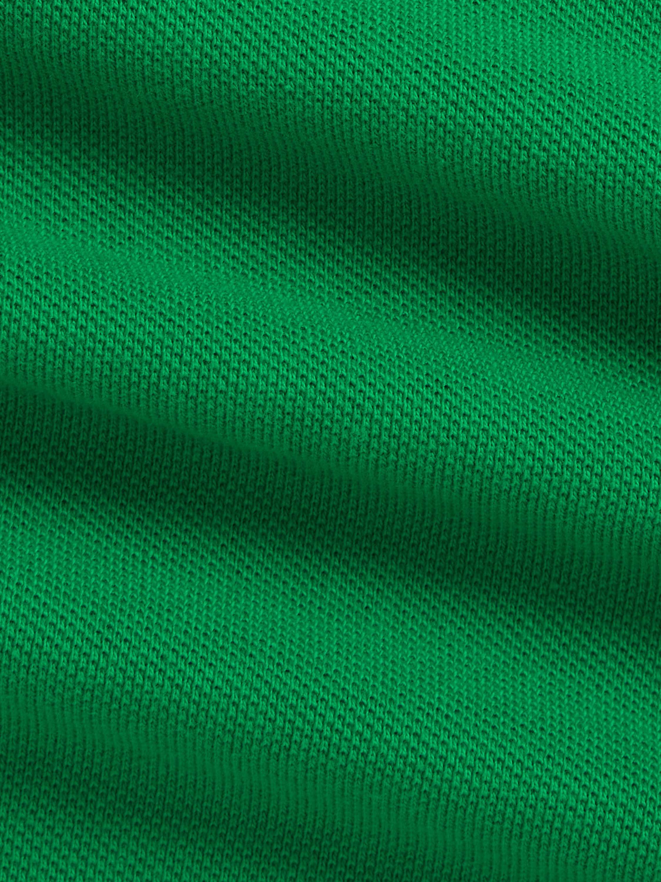 Baby Cotton Logo Collared Bodysuit, Cruise Green