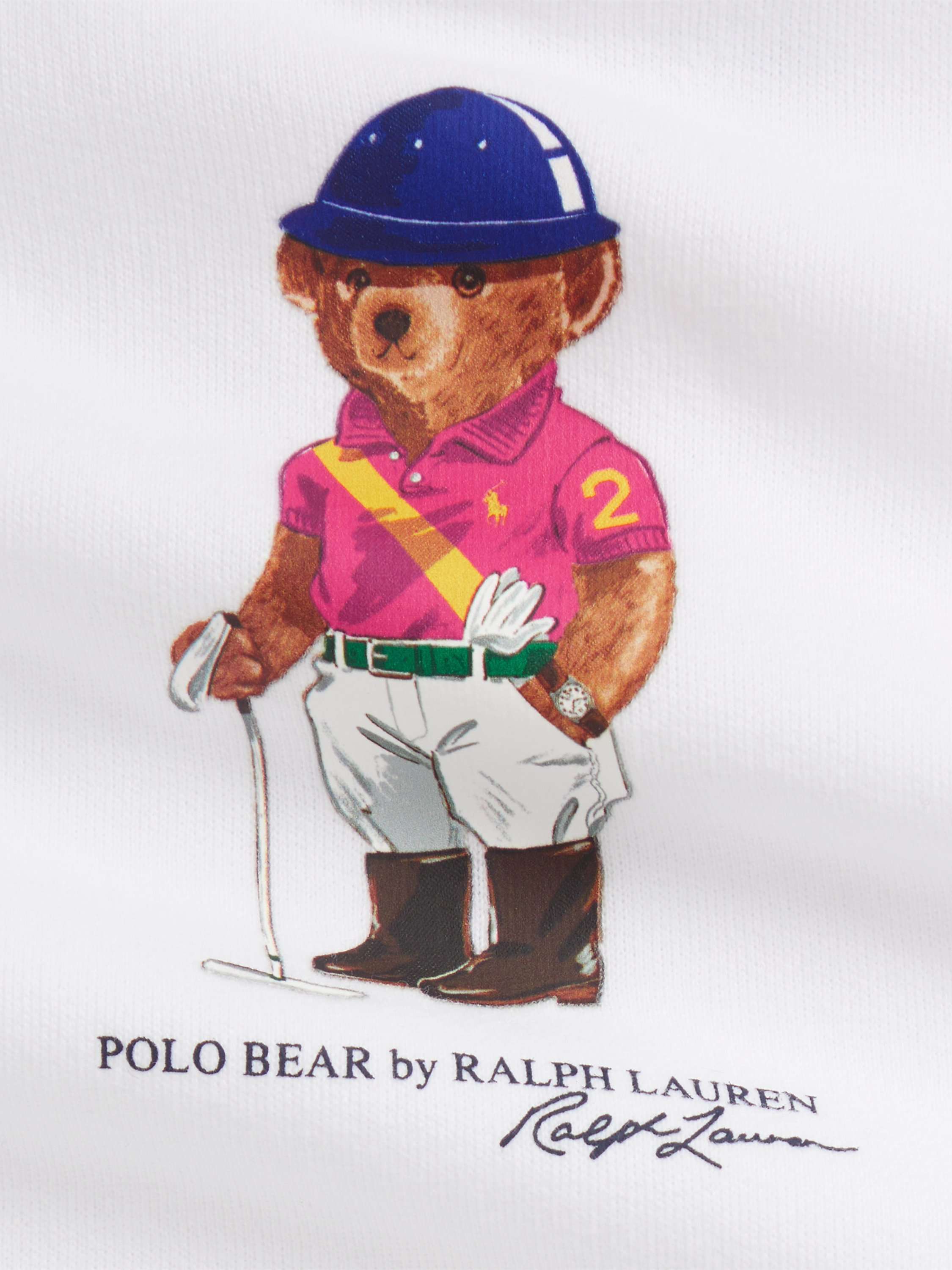 Baby Polo Bear Dress, White