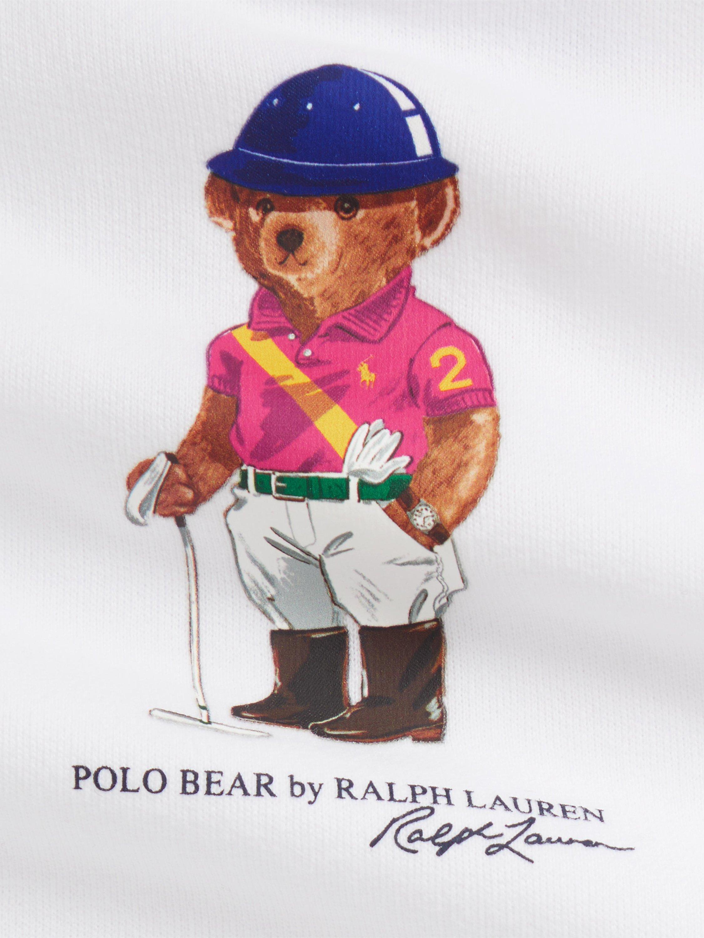 Baby Polo Bear Dress, White