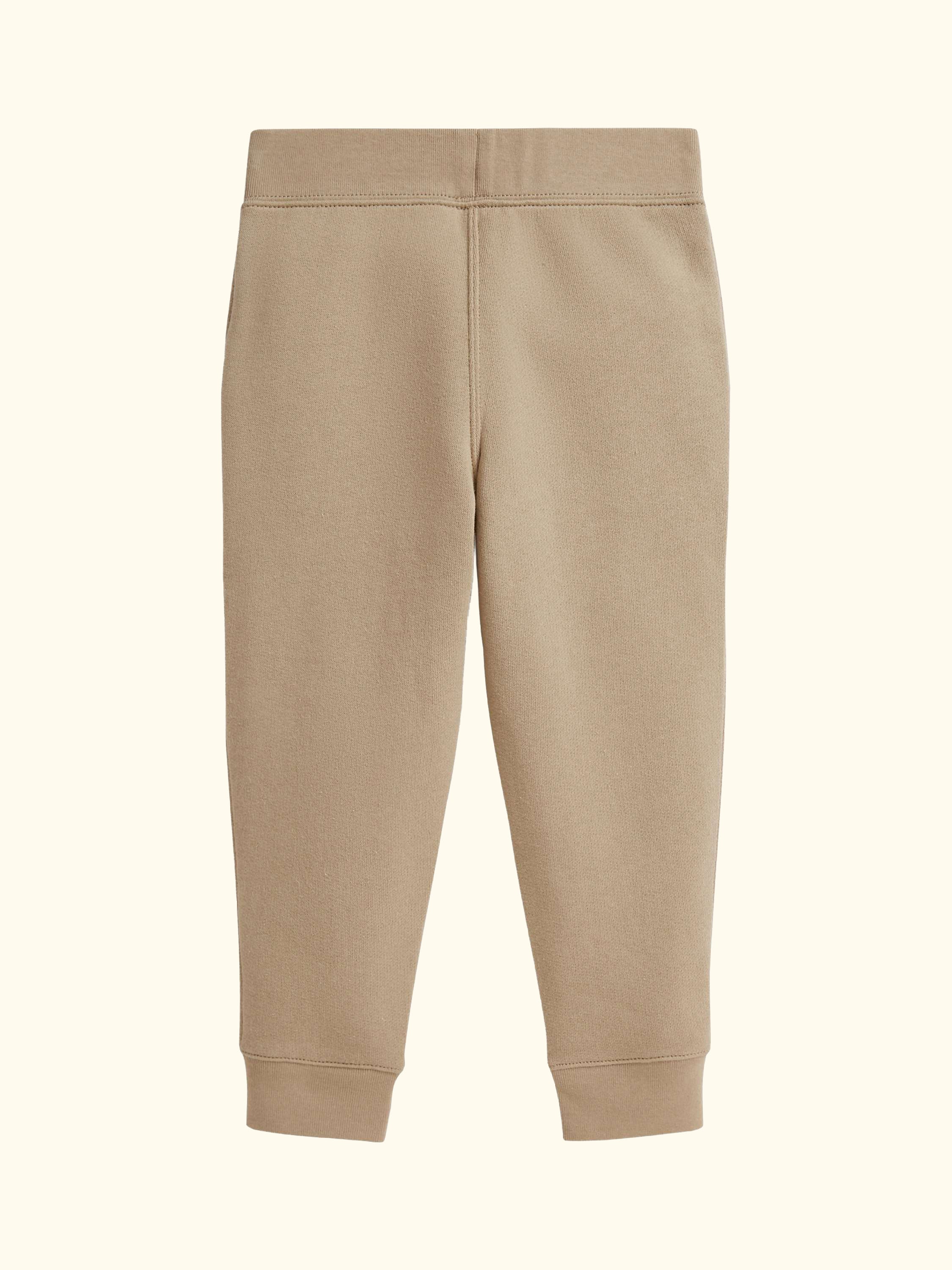 Kids' Cotton Blend Fleece Drawstring Joggers, Classic Khaki