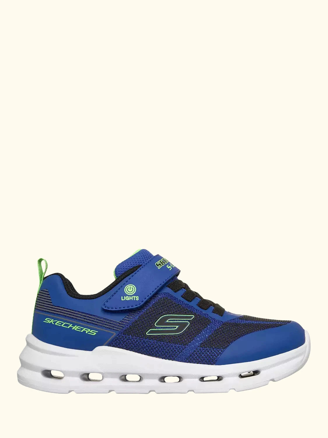 Skechers Kids' S-Lights Glide-Step Lights Trainers, Blue
