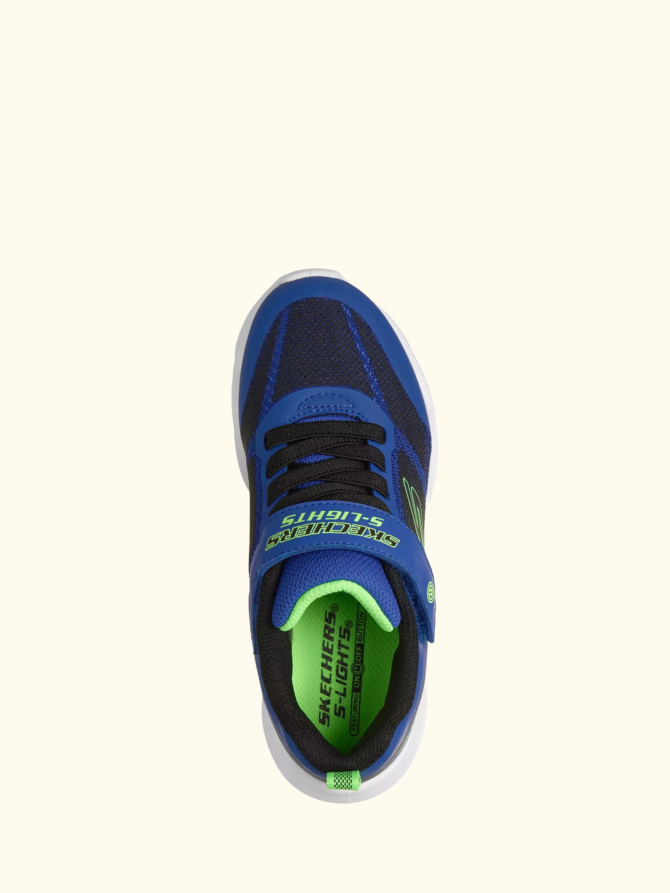 Skechers Kids' S-Lights Glide-Step Lights Trainers, Blue