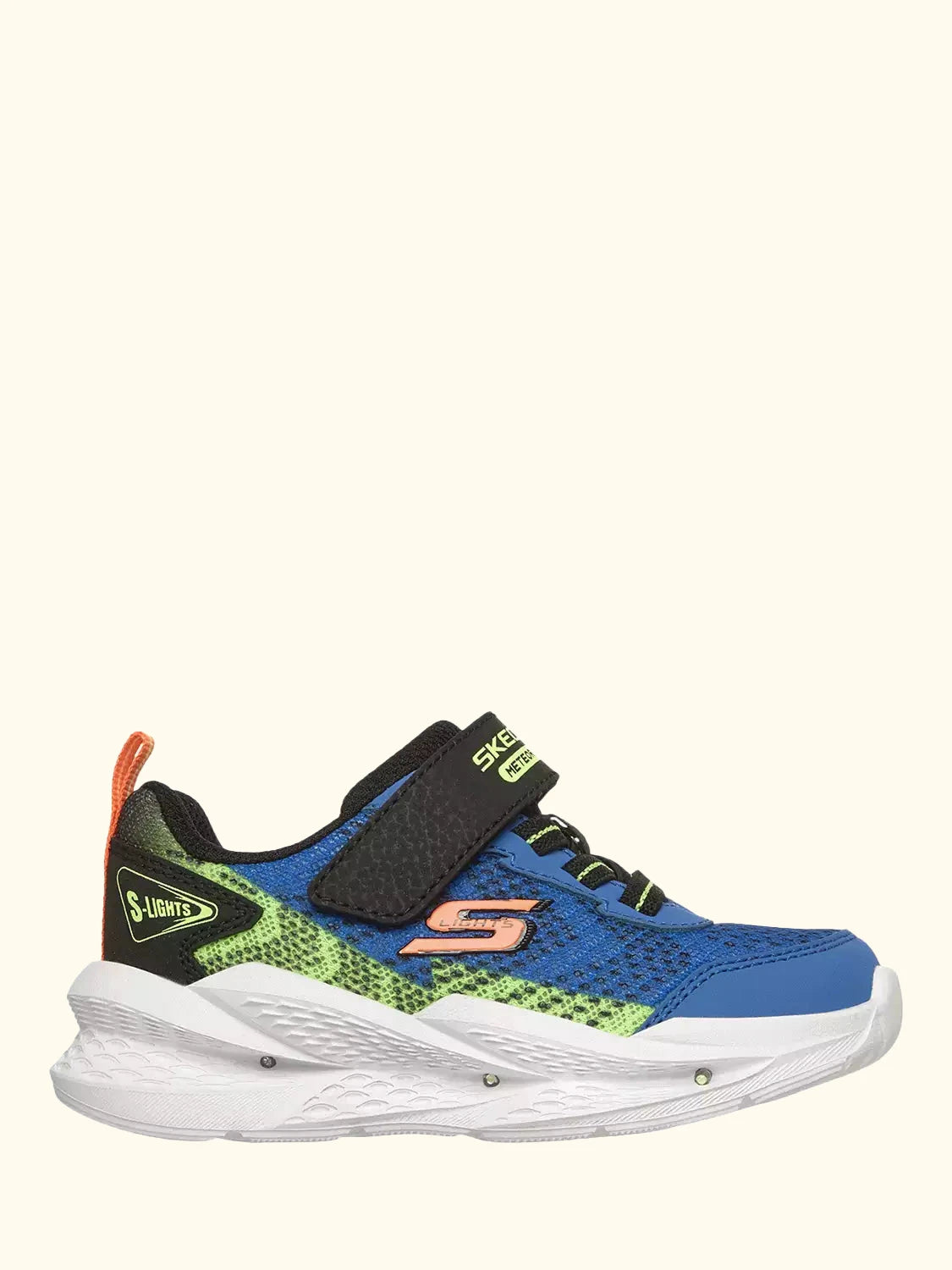 Skechers Kids' S-Lights: Meteor-Lights 2.0 Trainers, Blue/Multi