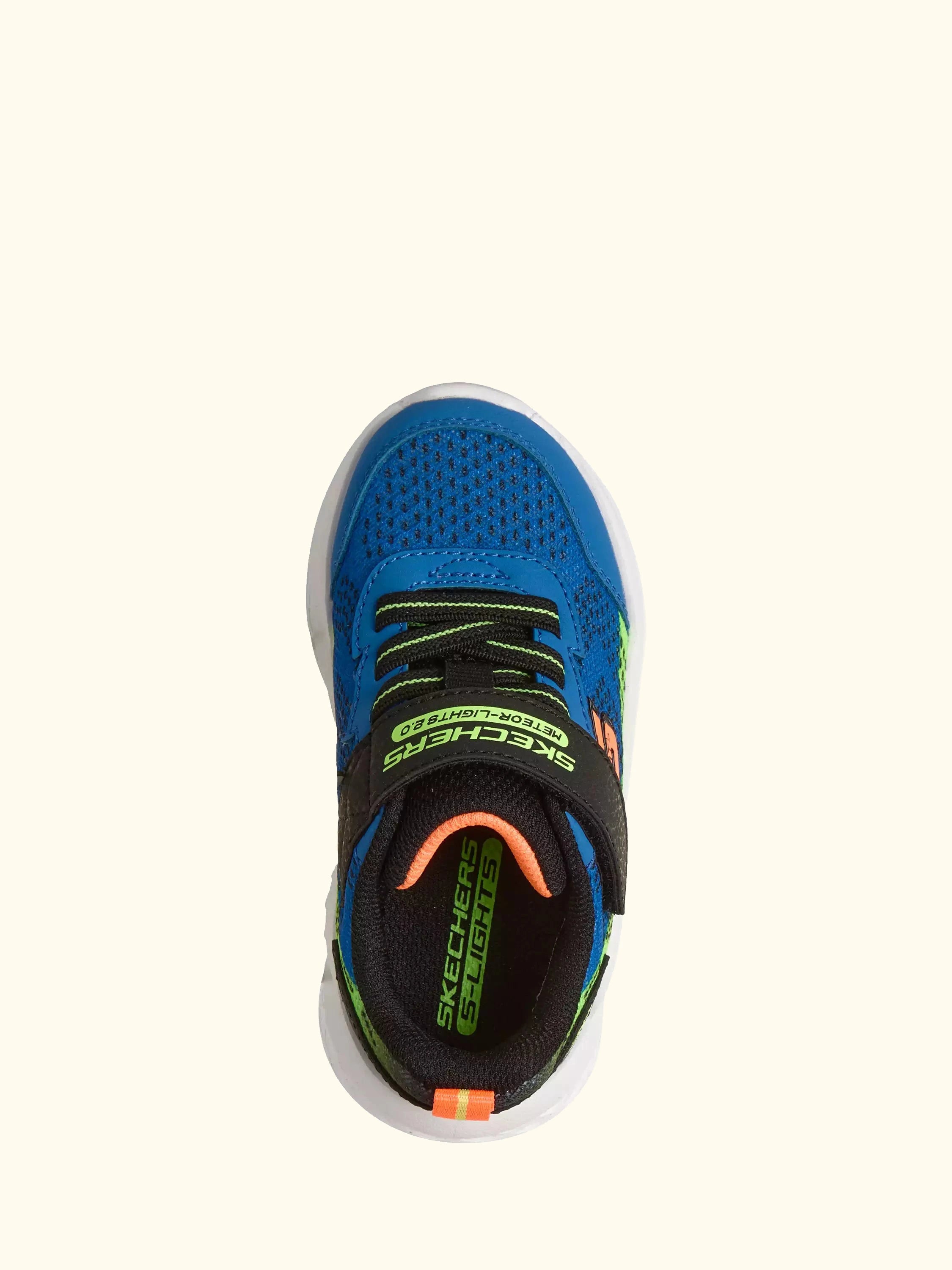 Skechers Kids' S-Lights: Meteor-Lights 2.0 Trainers, Blue/Multi