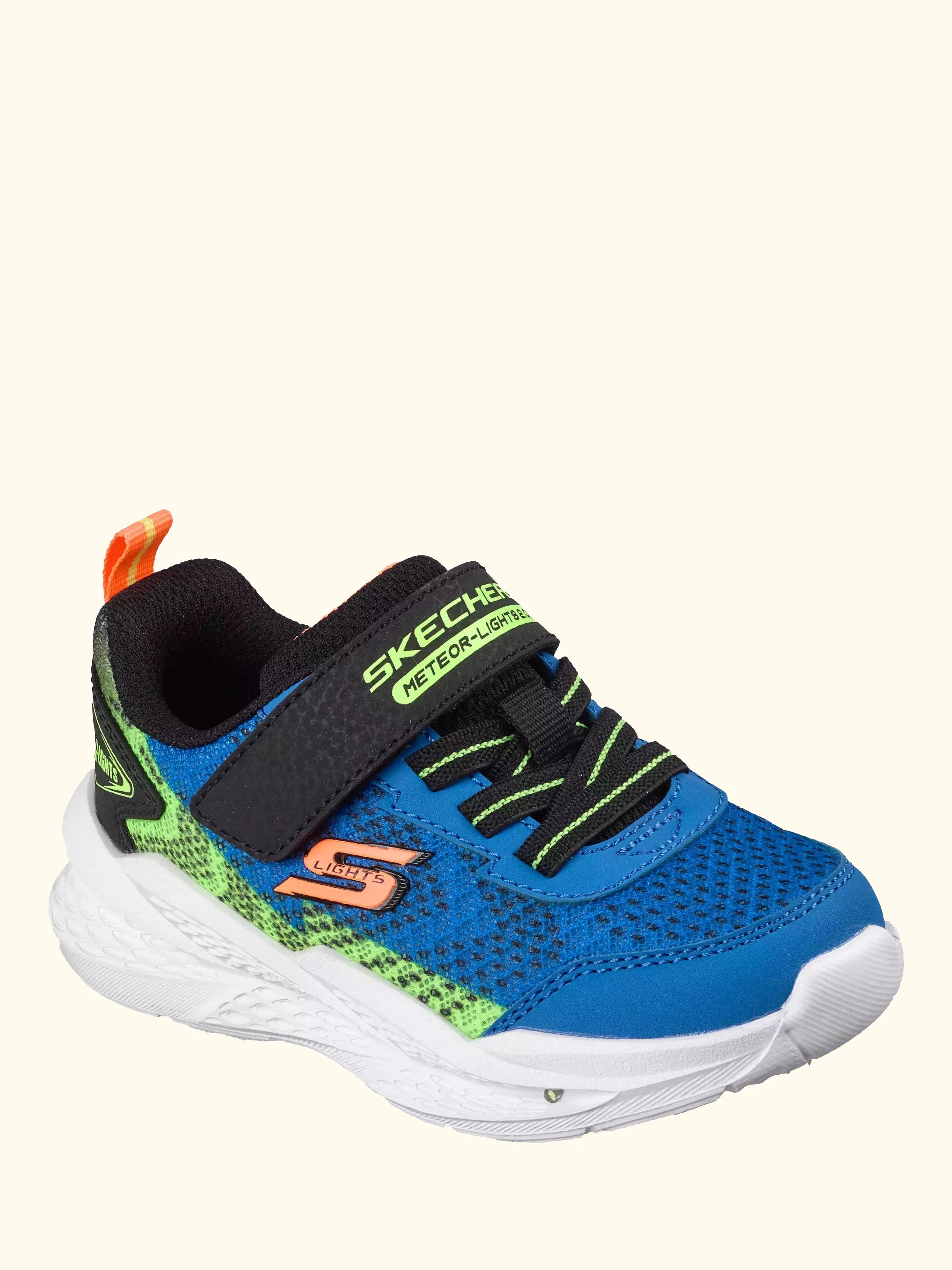 Skechers Kids' S-Lights: Meteor-Lights 2.0 Trainers, Blue/Multi