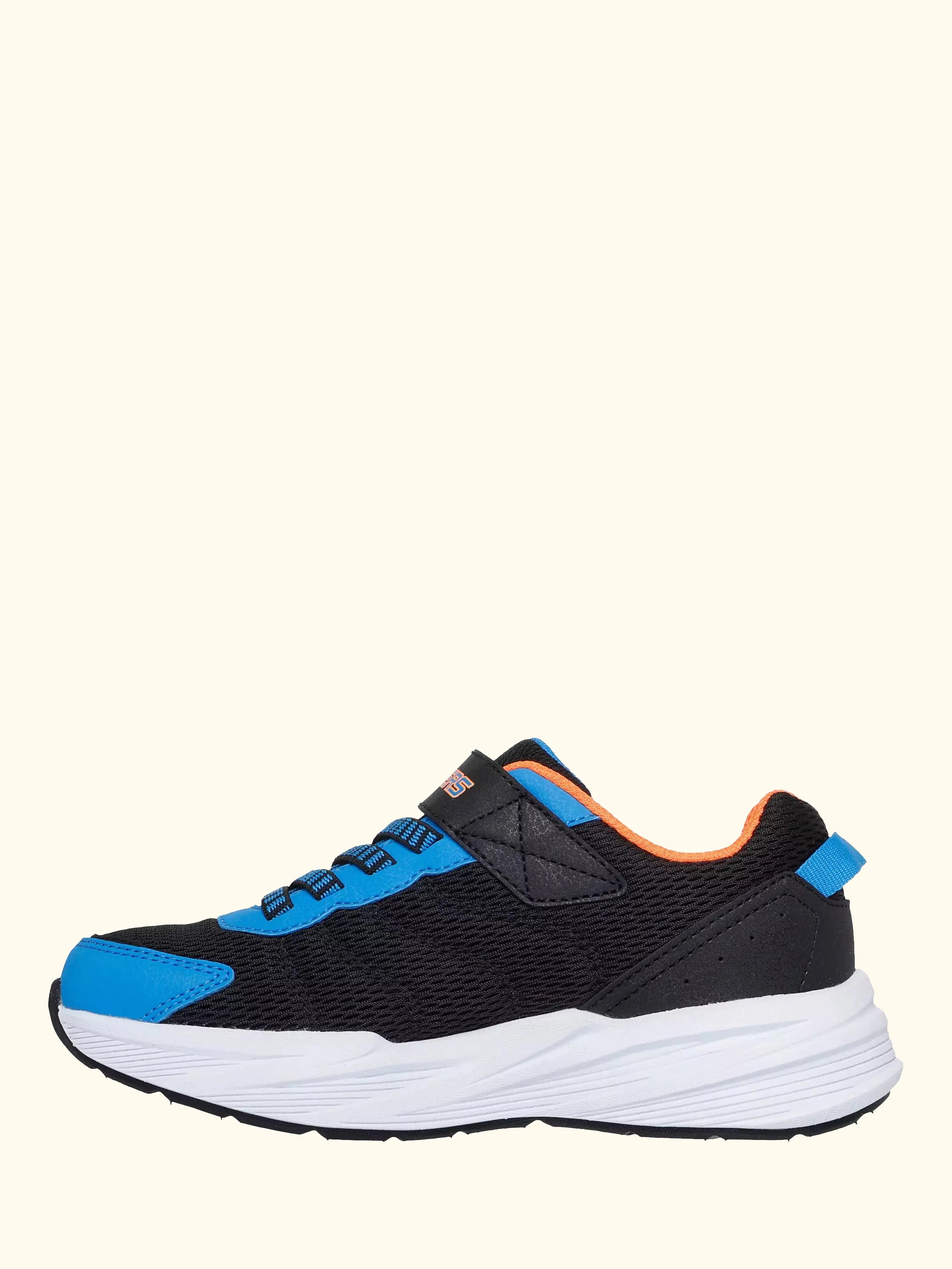 Skechers Kids' Microspec Tread Trainers, Blue/Multi