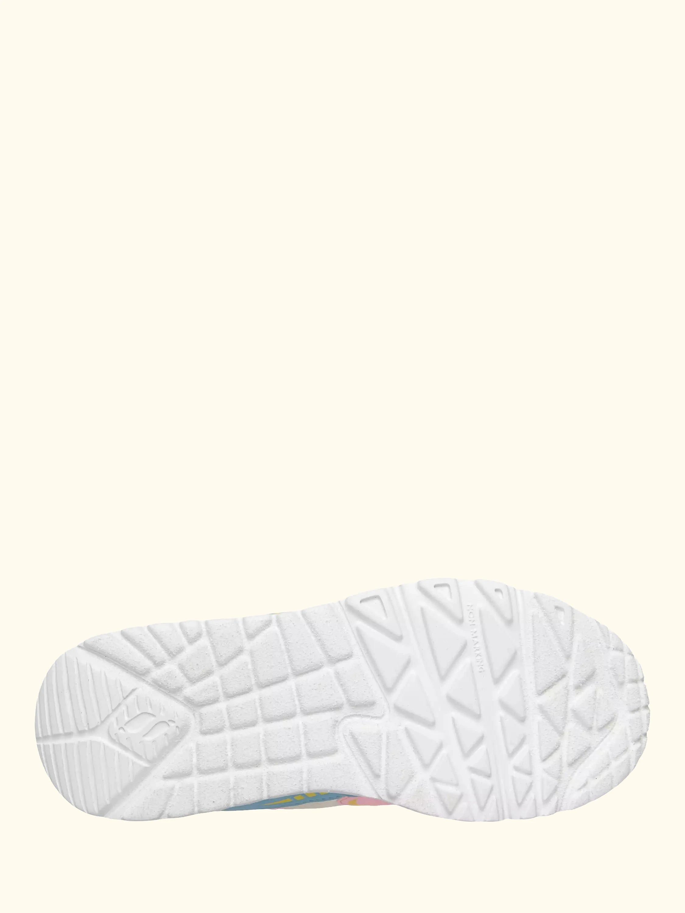 Skechers Kids' Street UNO Lite Vista Strike Trainers, White/Multi