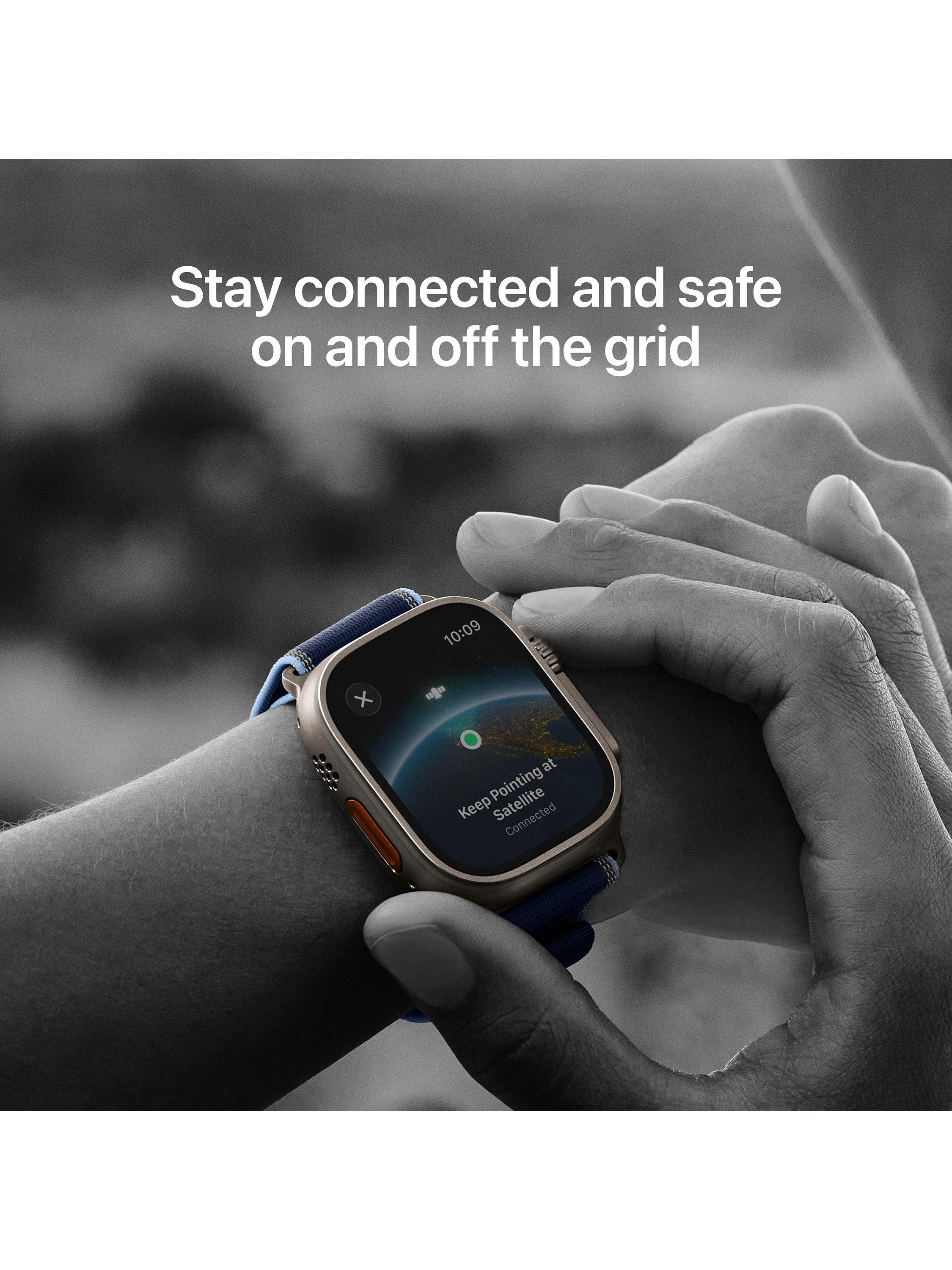 Watch Ultra 3 GPS + Cellular, 49mm, Titanium Case with Alpine Loop, Medium, Black Titanium/Black