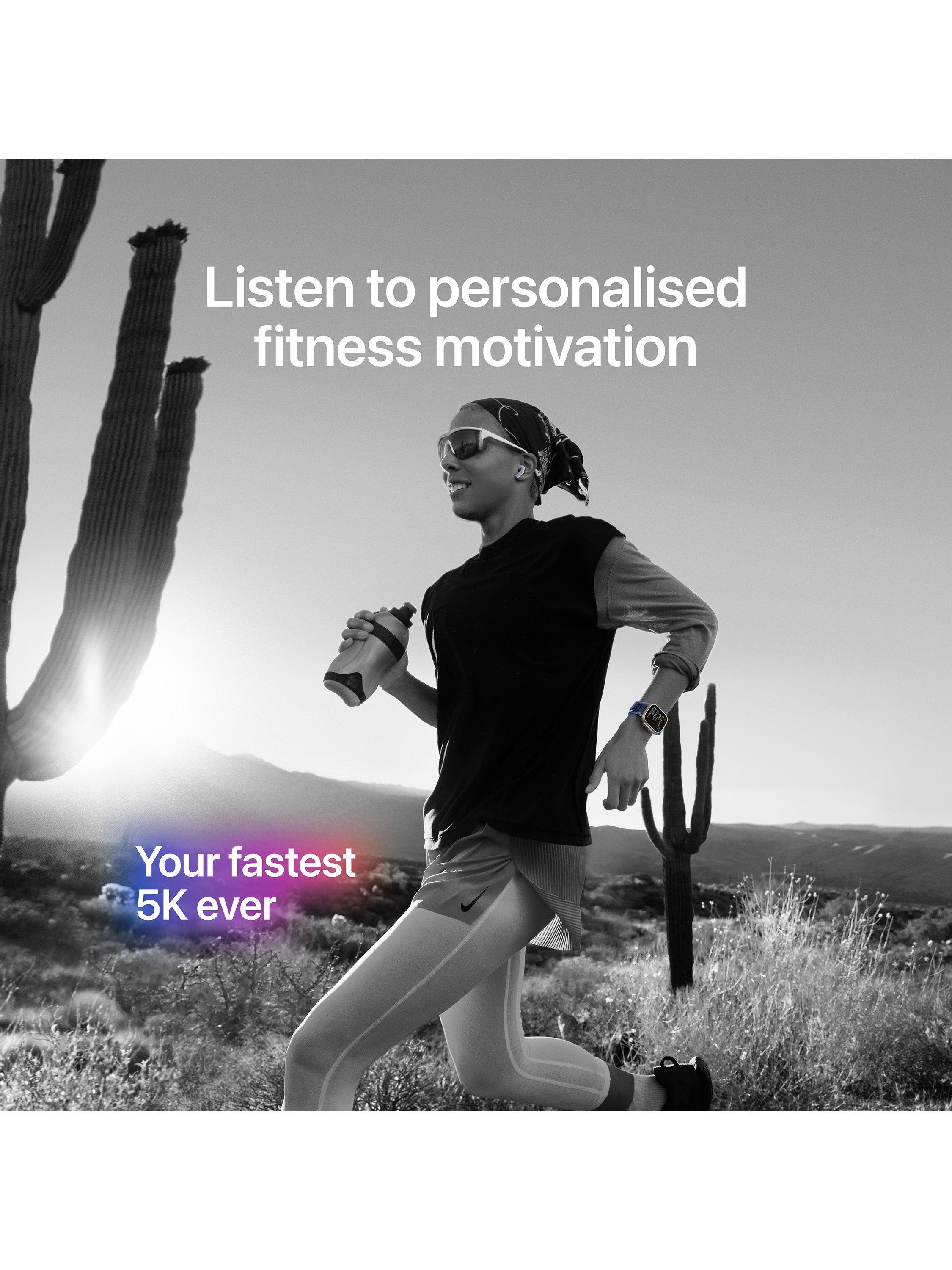Watch Ultra 3 GPS + Cellular, 49mm, Titanium Case with Ocean Band, One Size, Natural Titanium/Anchor Blue