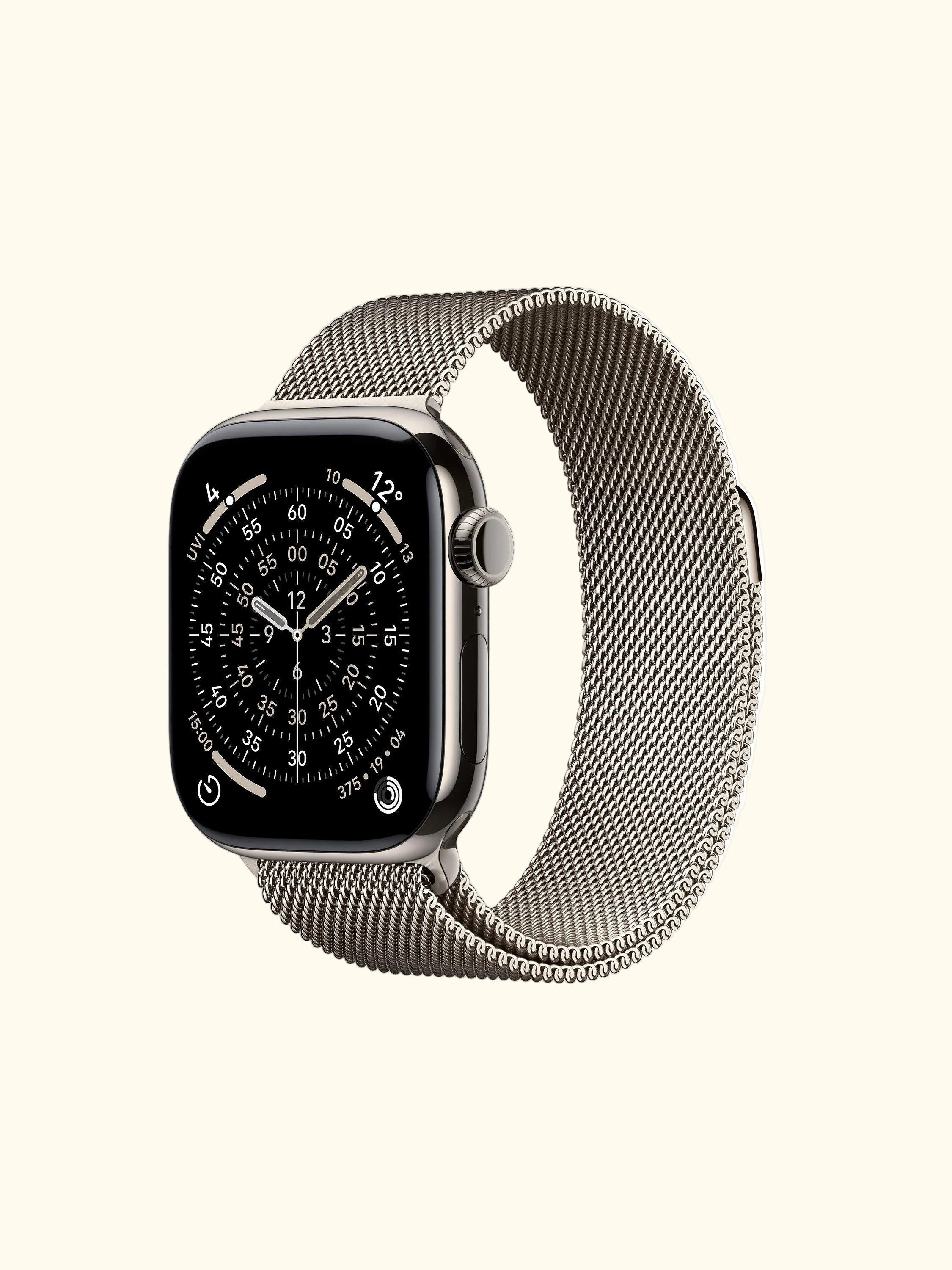 Watch Series 11 GPS + Cellular, 42mm, Titanium Case, Milanese Loop