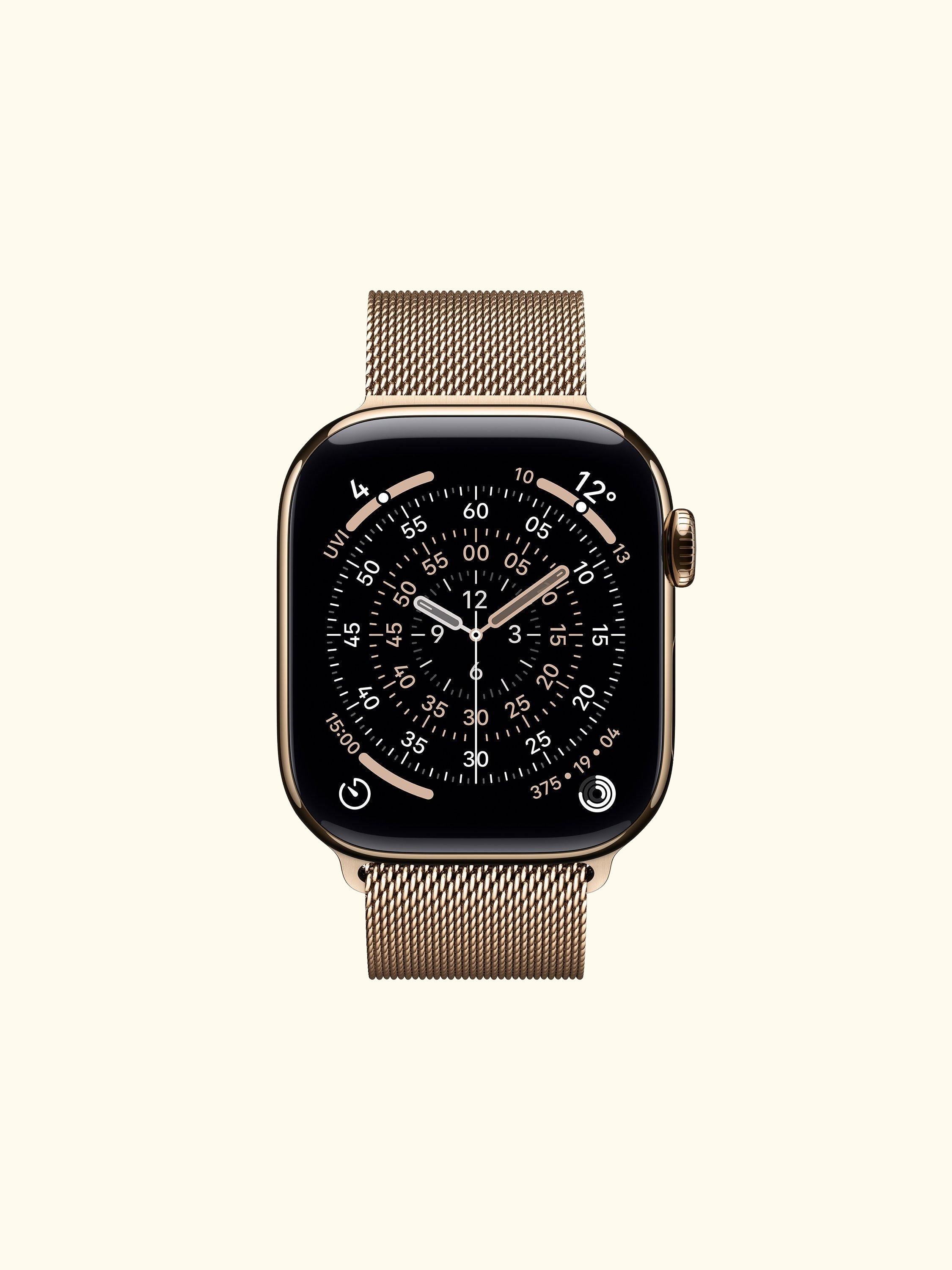 Watch Series 11 GPS + Cellular, 42mm, Titanium Case, Milanese Loop