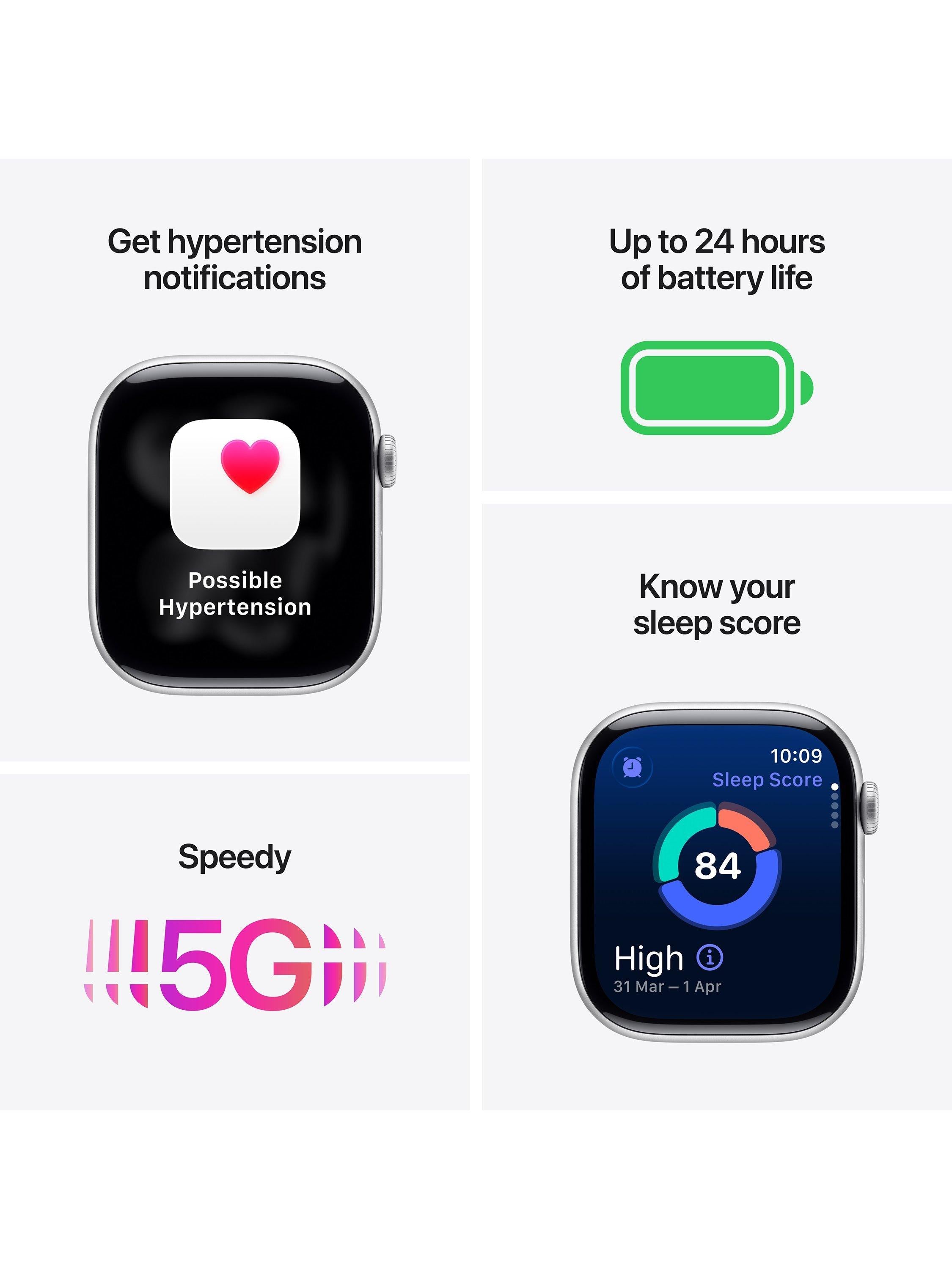 Watch Series 11 GPS + Cellular, 46mm, Titanium Case, Medium-Large Milanese Loop
