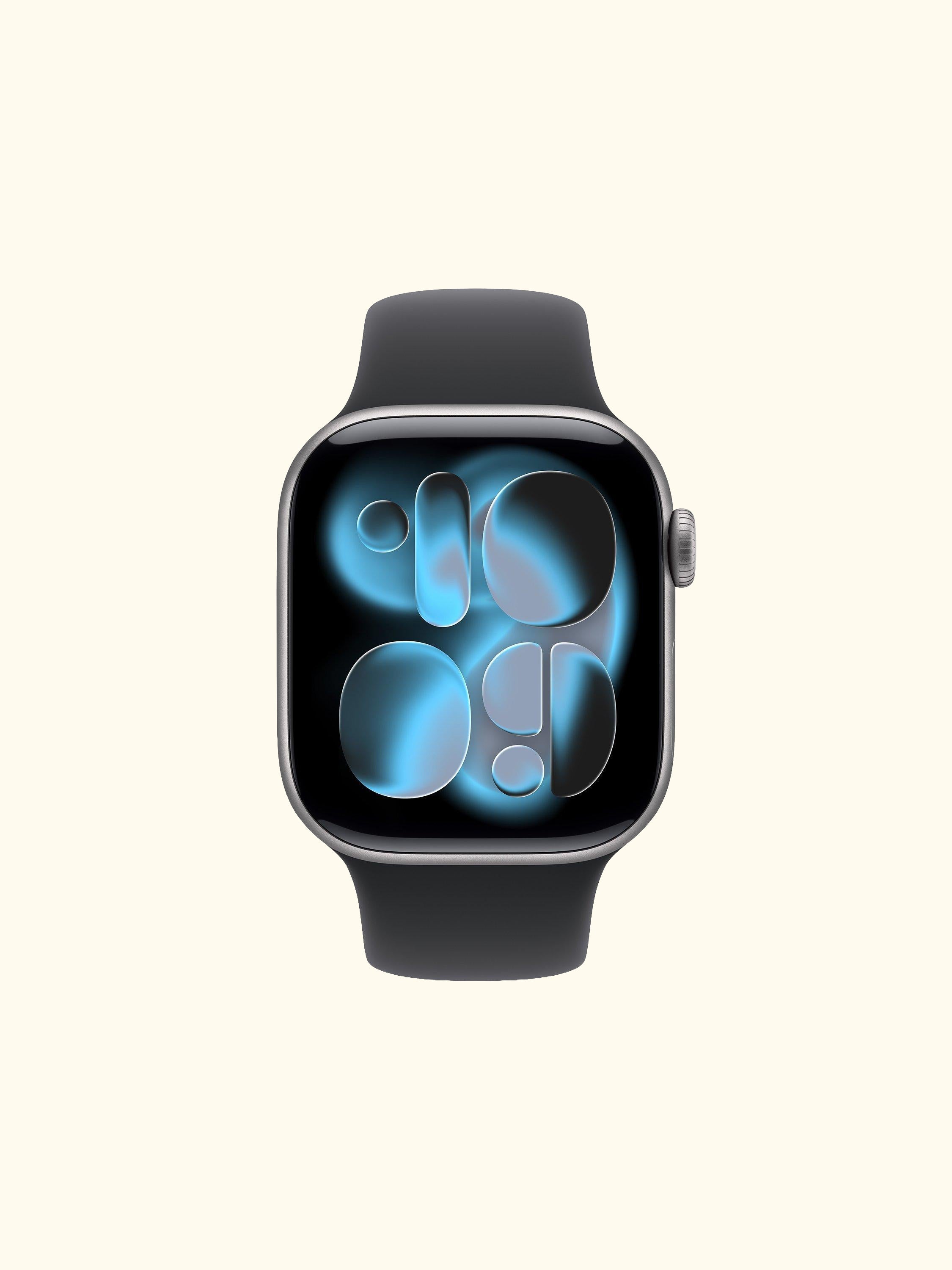 Watch Series 11 GPS, 42mm, Aluminium Case, Small-Medium Sport Band, Rose Gold/Light Blush