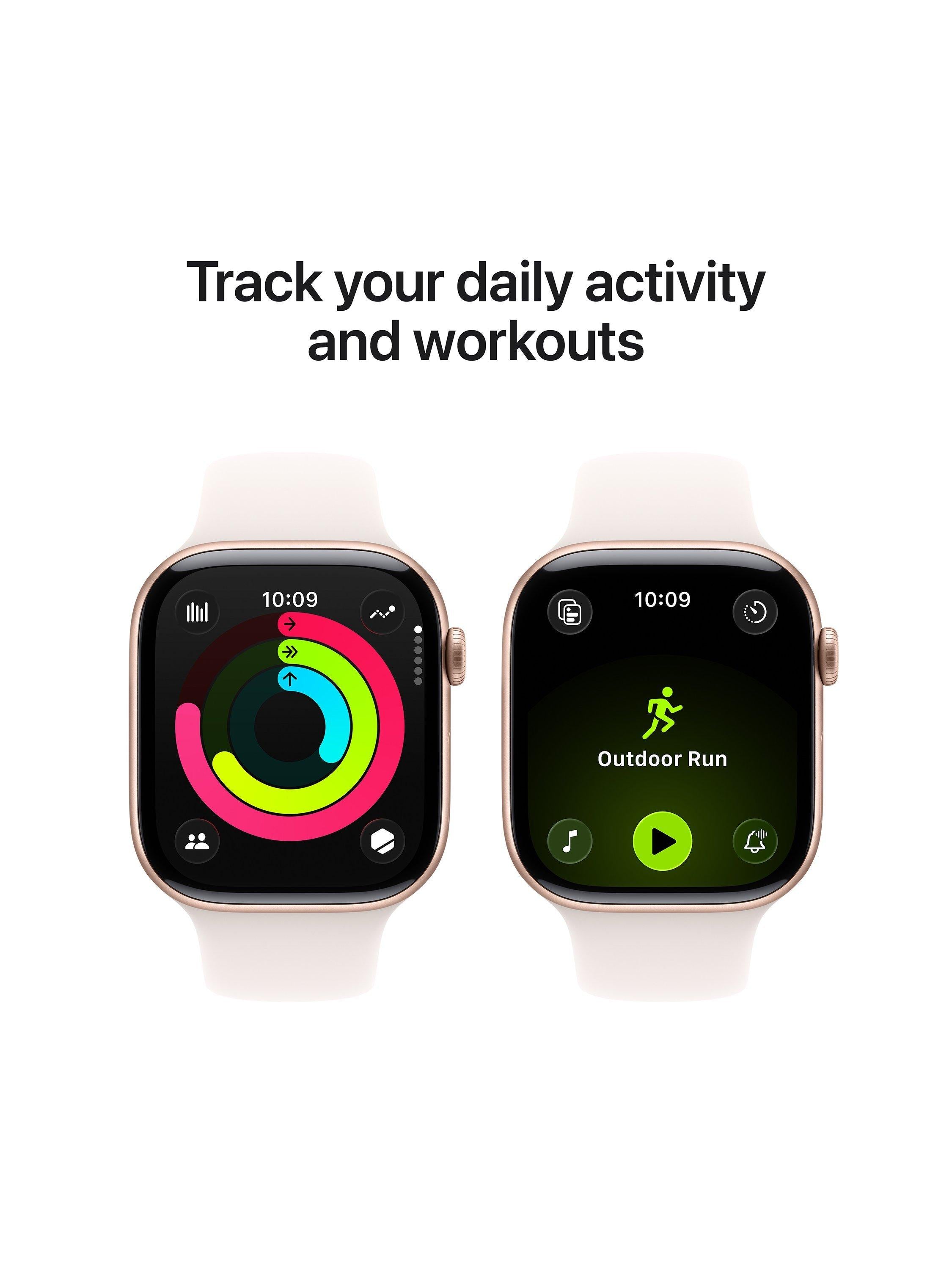 Watch Series 11 GPS, 46mm, Aluminium Case, Small-Medium Sport Band, Jet Black/Black