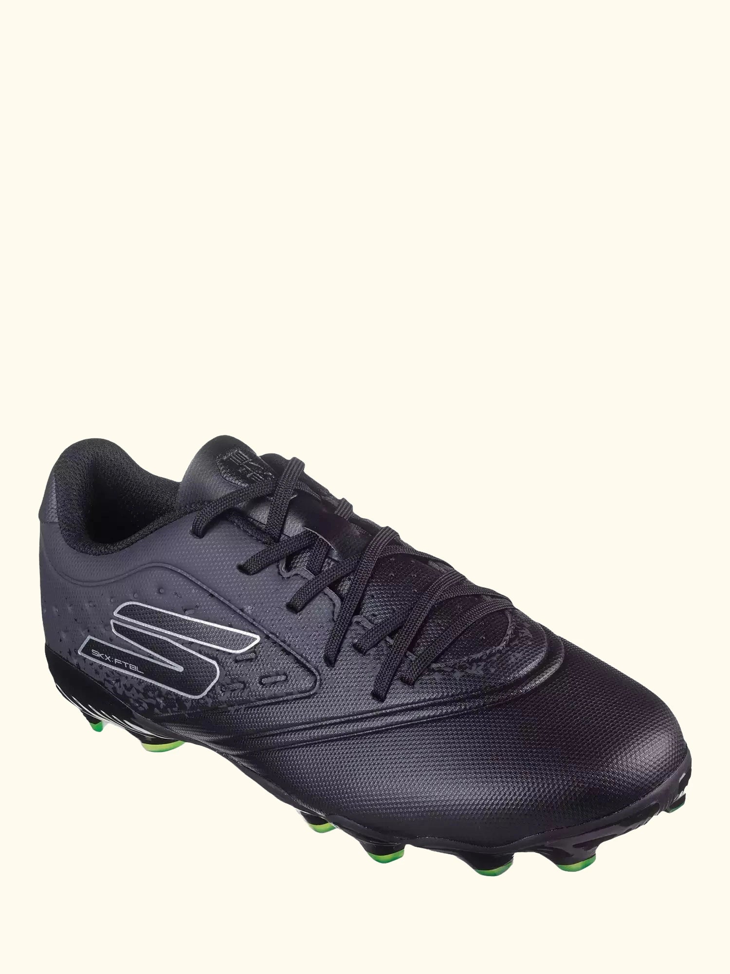Skechers Kids' Razor 1.5 Football Boots, Black/Silver