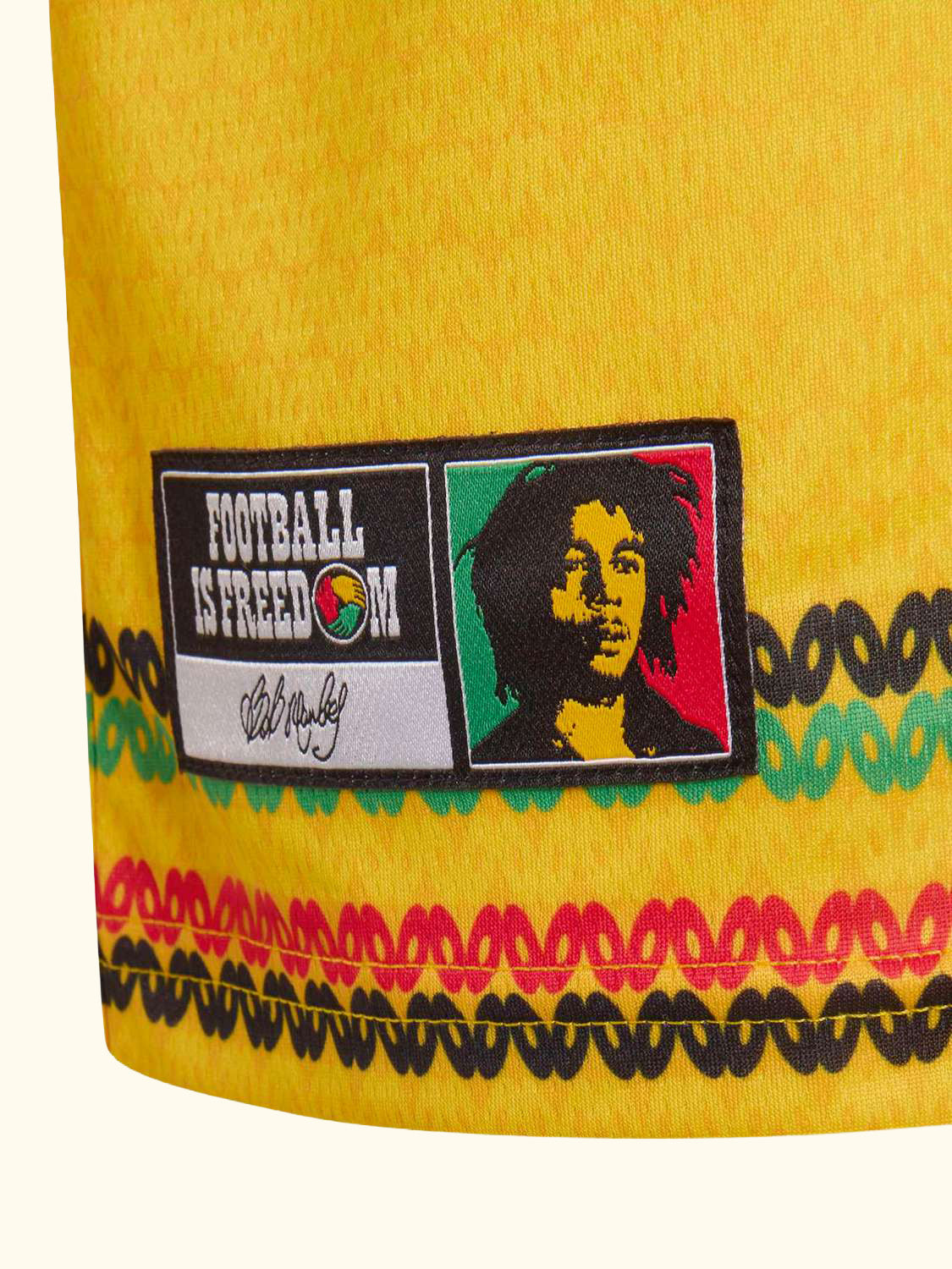 Kids' Jamaica 26 Home Football Shirt, Bold Gold