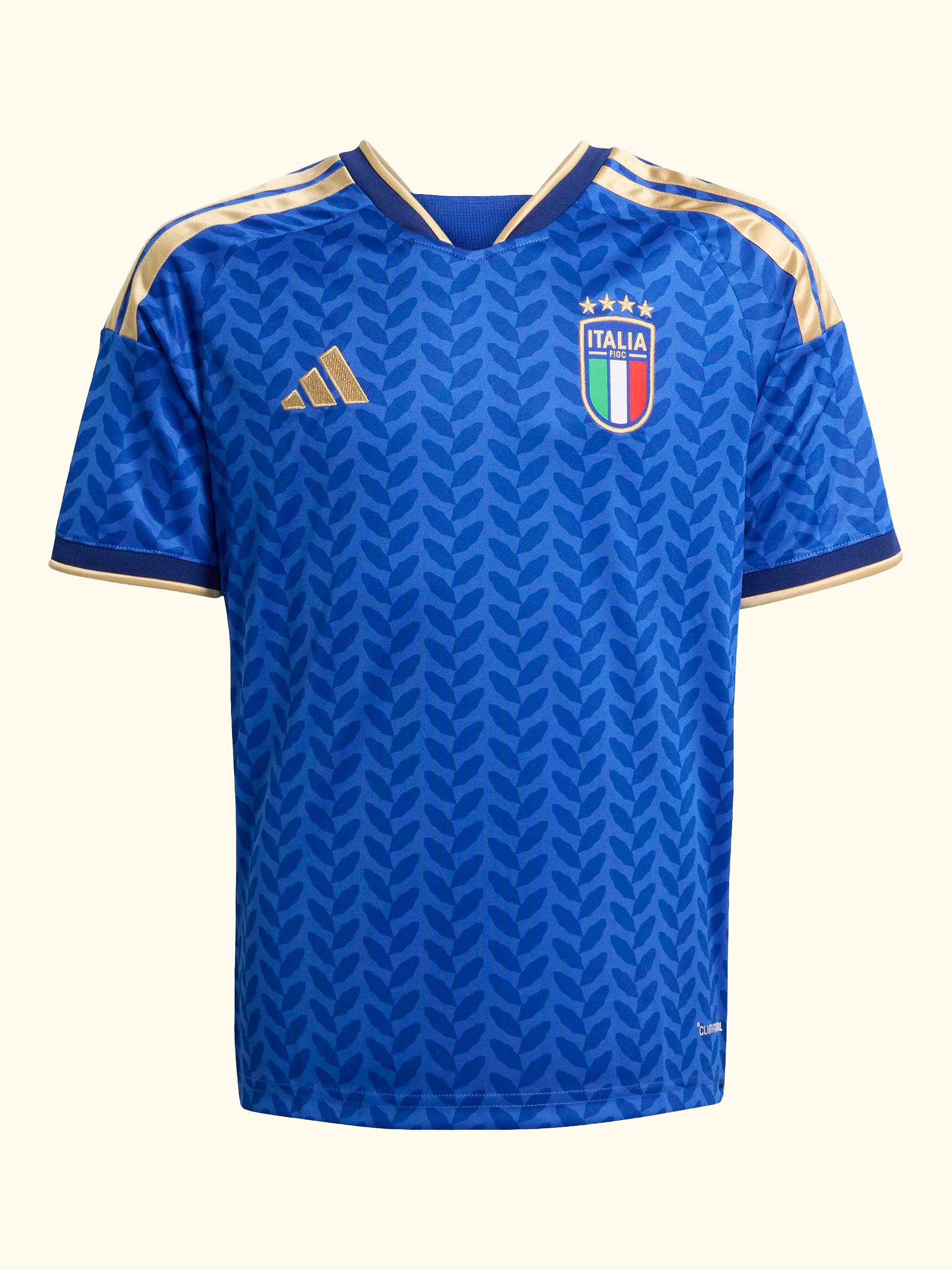 Kids' Italy 26 Home Football Jersey, Bold Blue