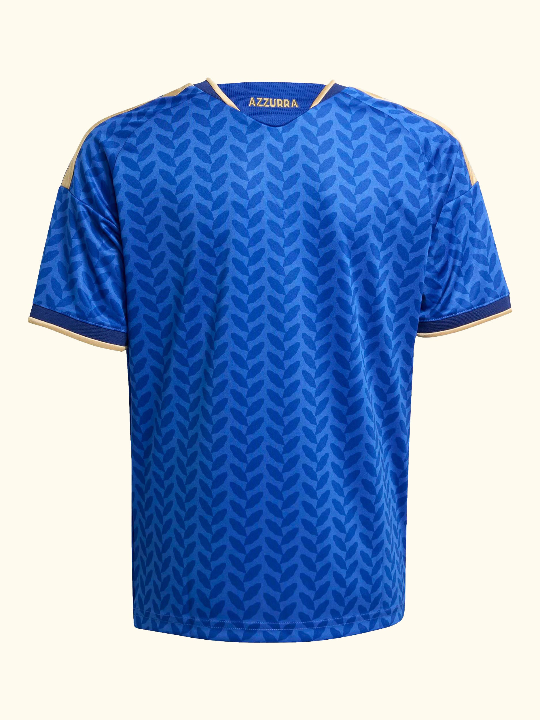 Kids' Italy 26 Home Football Jersey, Bold Blue