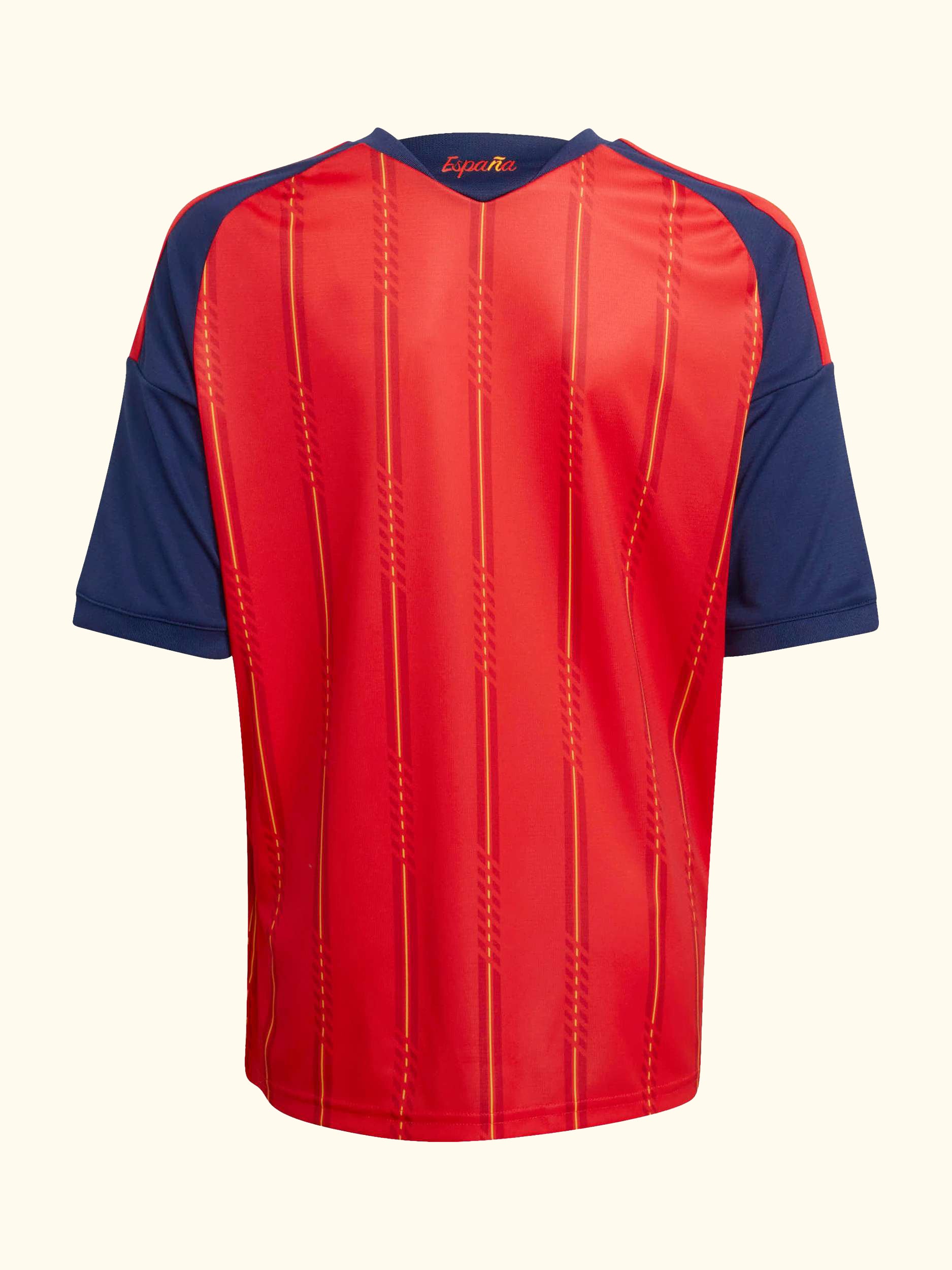 Kids' Spain 26 Home Youth Football Shirt, Vivid Red