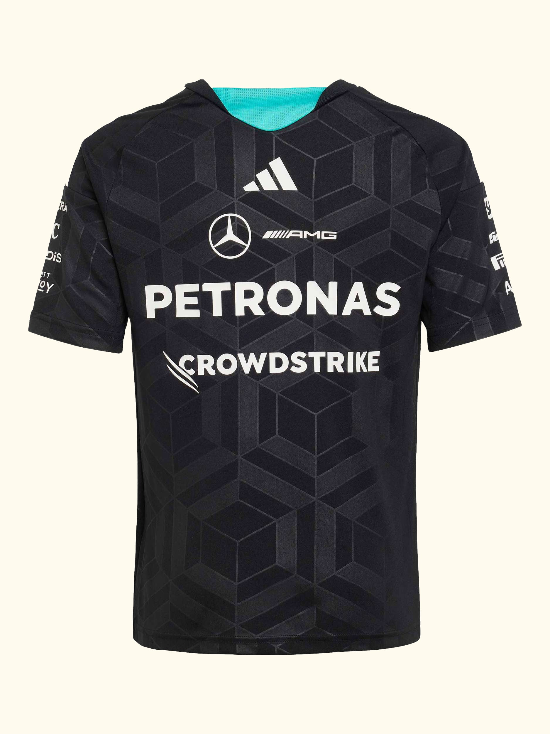 Kids' Mercedes AMG Petronas Formula 1 Team Driver Shirt, Black