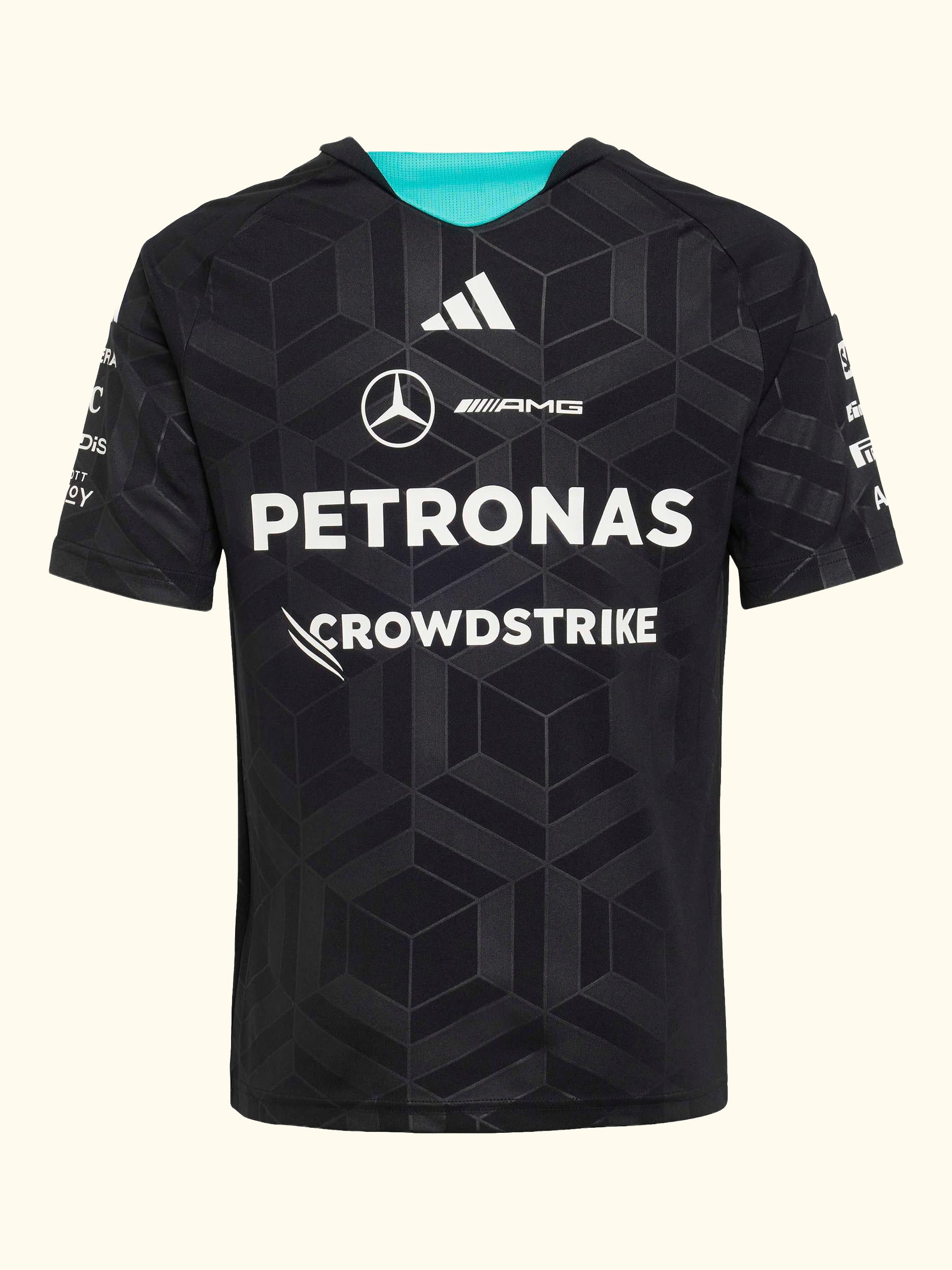 Kids' Mercedes AMG Petronas Formula 1 Team Driver Shirt, Black