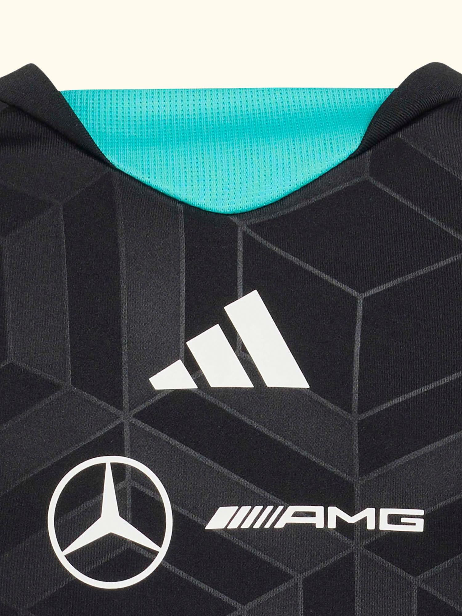 Kids' Mercedes AMG Petronas Formula 1 Team Driver Shirt, Black