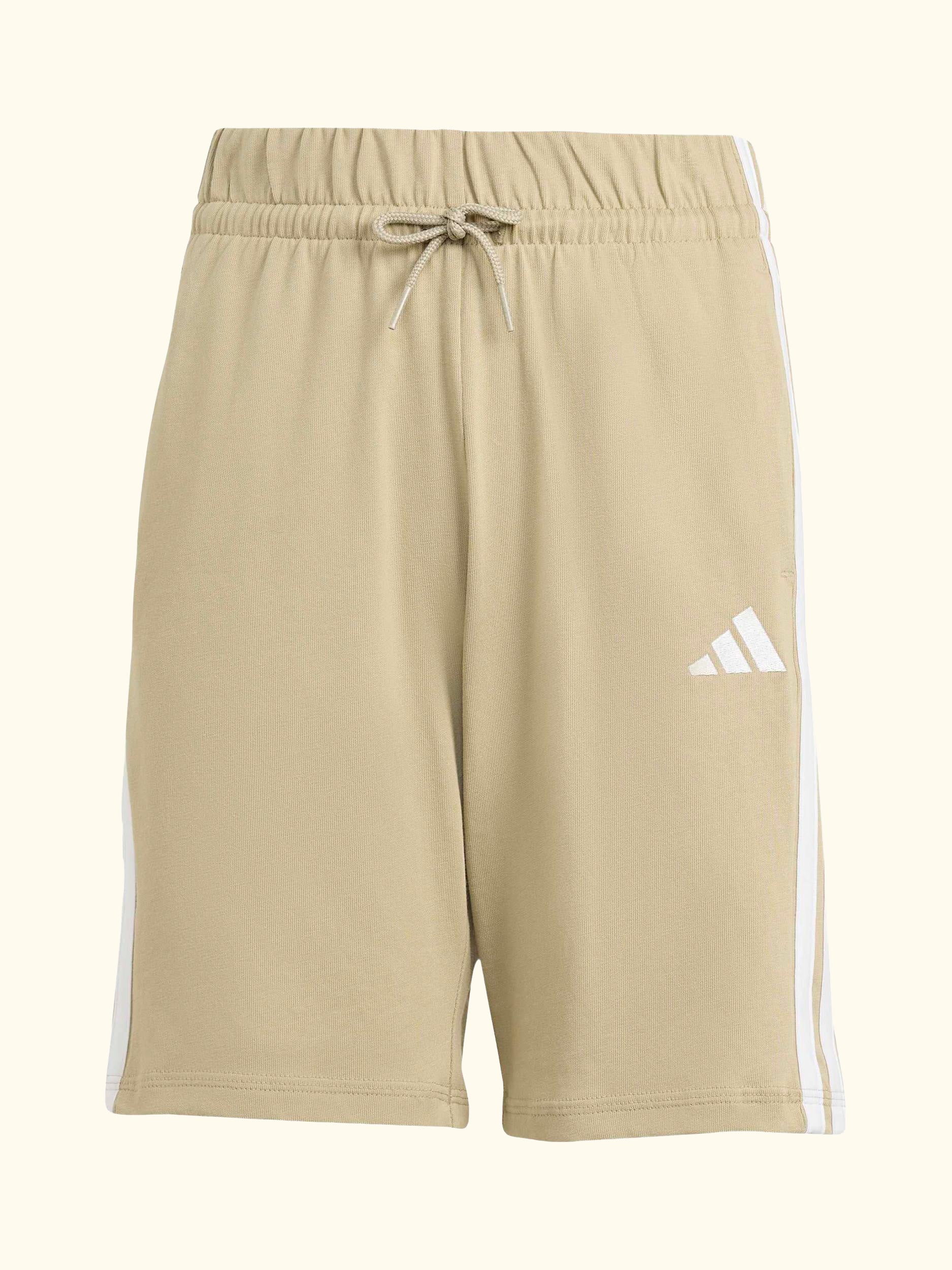 Kids' Essentials Drawstring Shorts, Beige/White