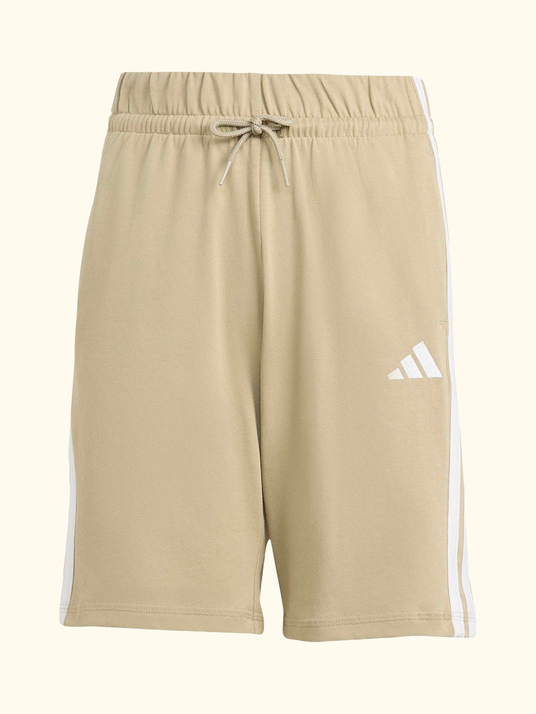 Kids' Essentials Drawstring Shorts, Beige/White