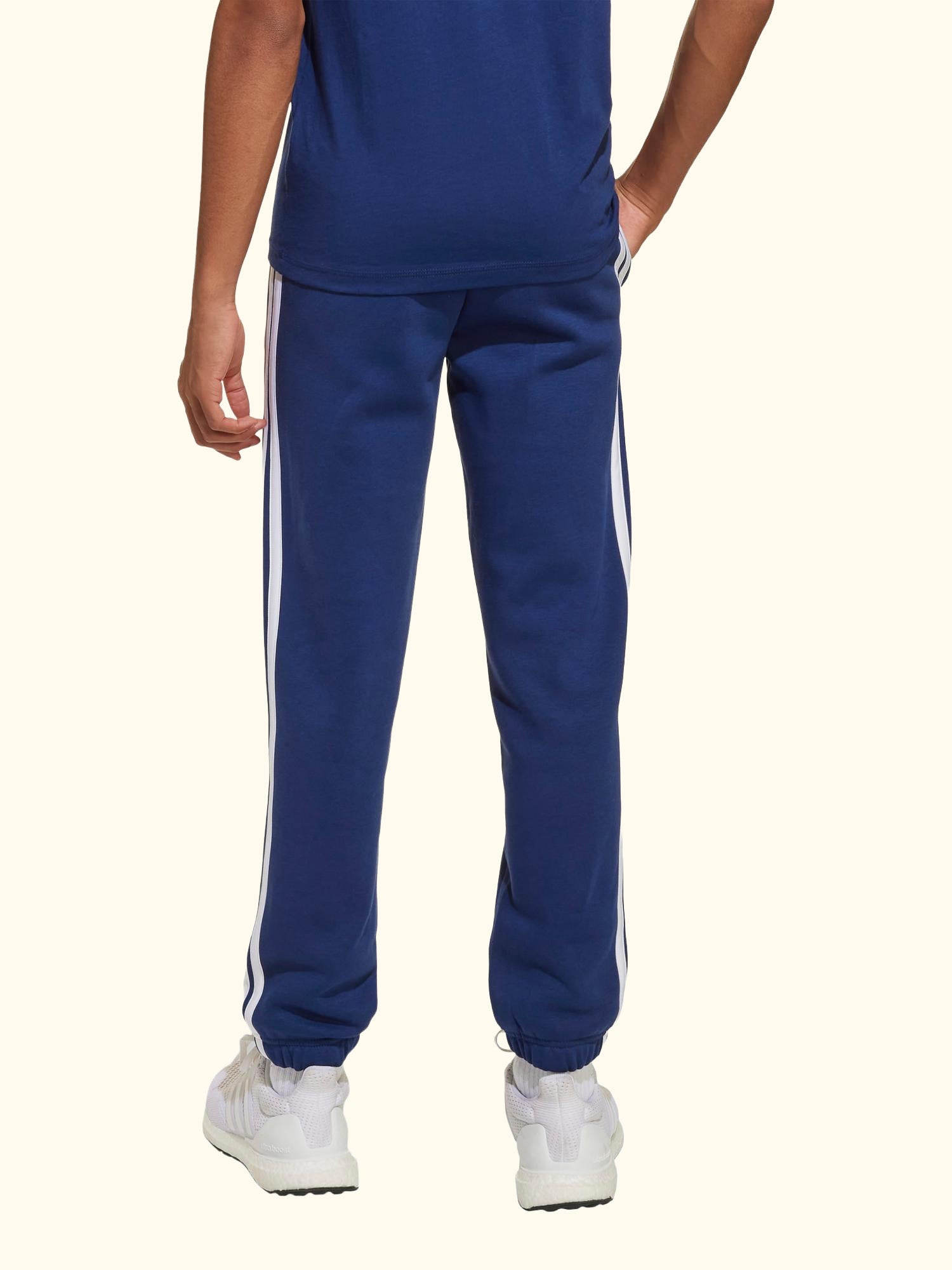 Kids' Classic 3-Stripes Joggers, Dark Blue/White