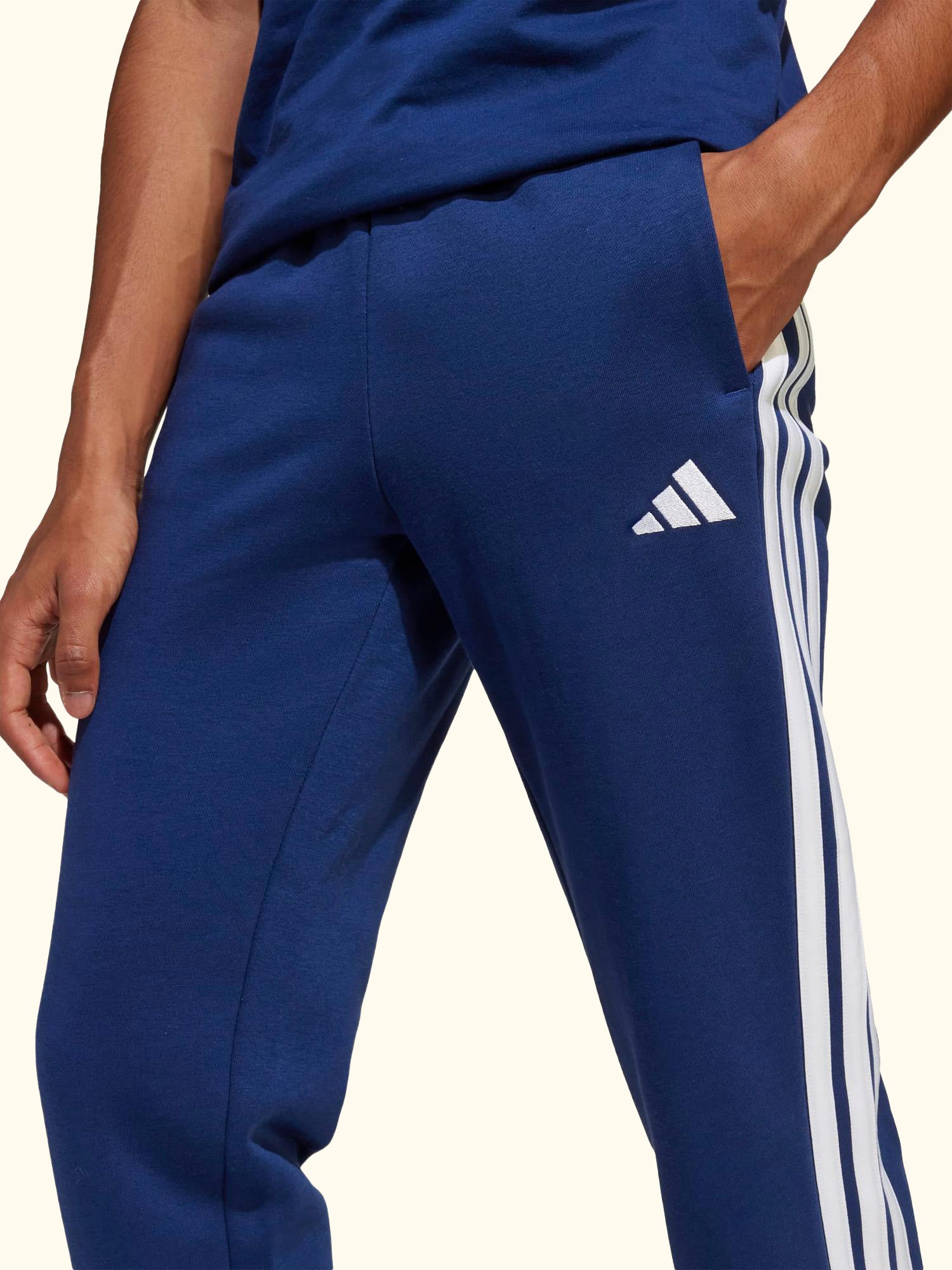Kids' Classic 3-Stripes Joggers, Dark Blue/White