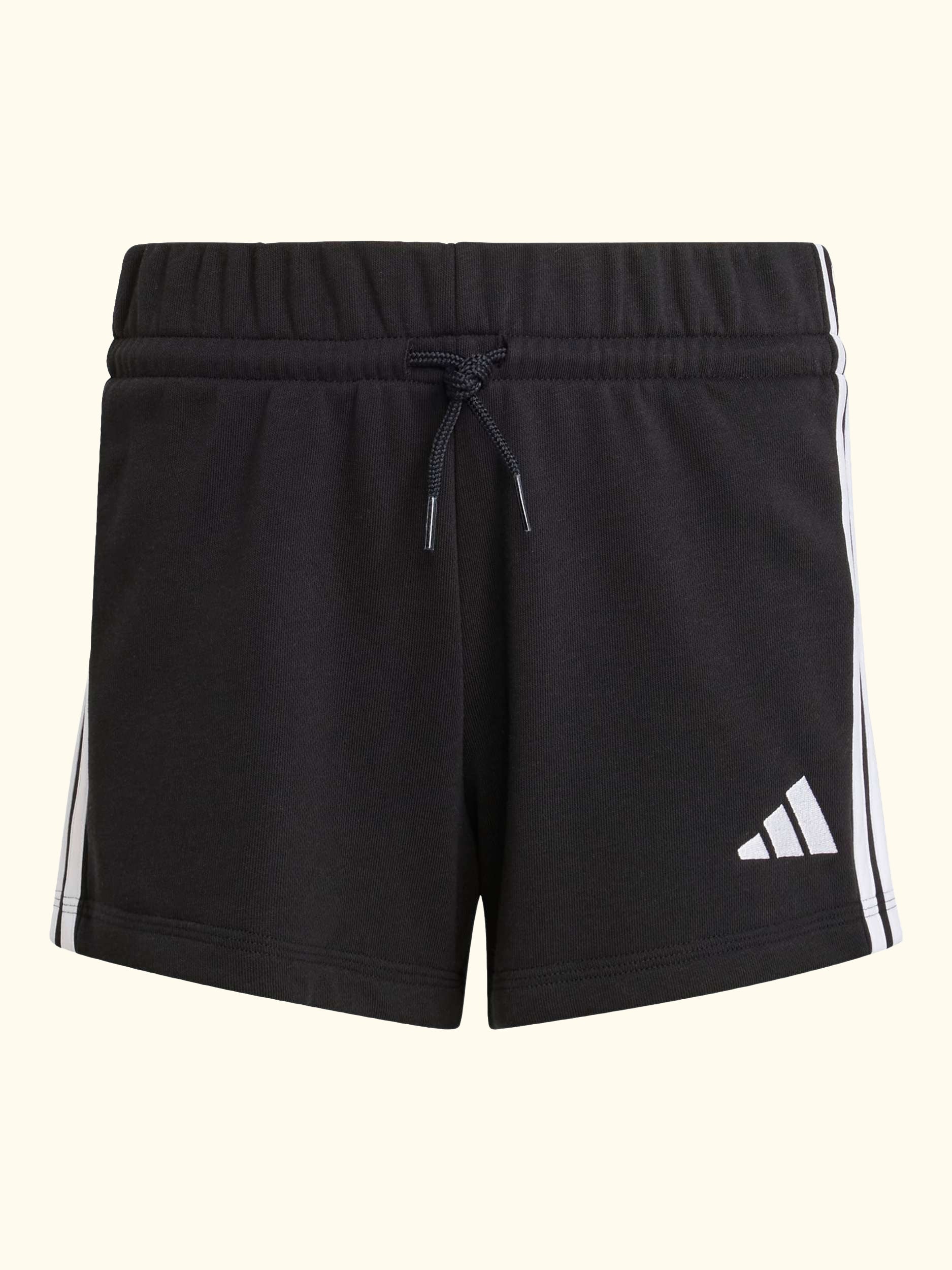 Kids' Classic 3-Stripes Shorts, Black/White