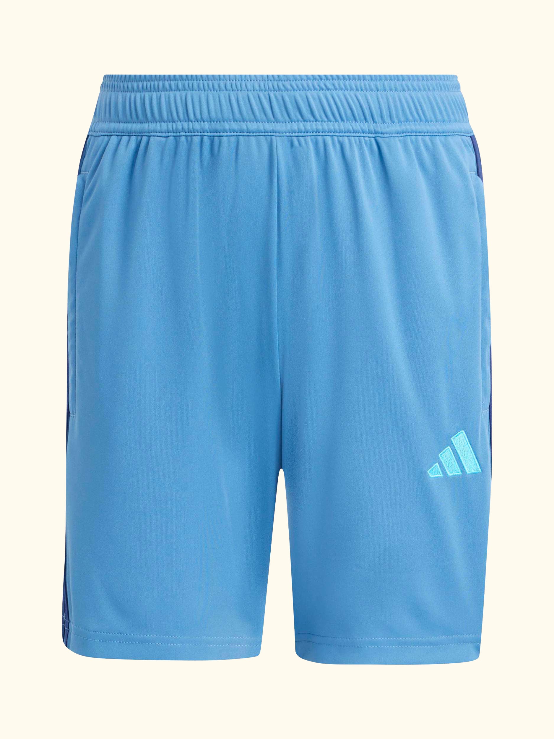 Kids' Tiro 25 Essentials Football Shorts, Dusky Ink/ Dark Blue