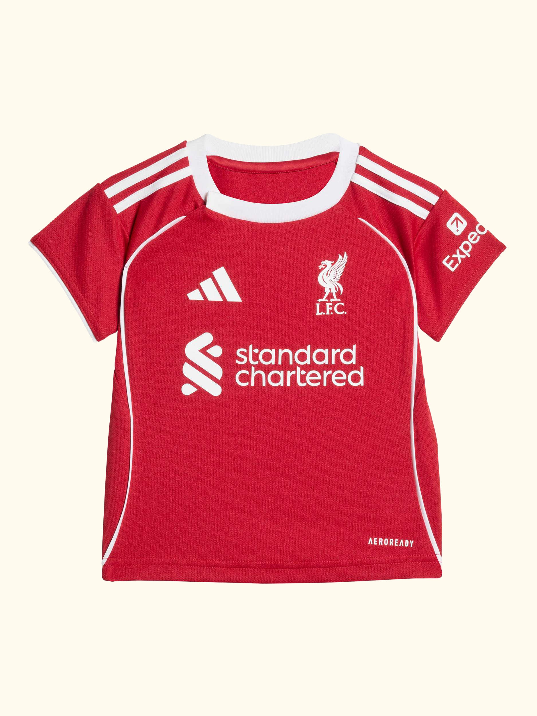 Baby Liverpool FC Football Top & Shorts Set, Strawberry Red